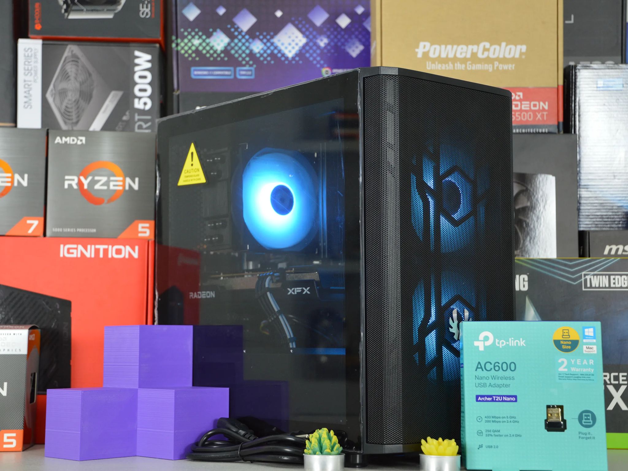 ⚫️🟠| RX 6600 8GB | RYZEN 5 3600 | 16GB RAM | 1TB NVME SSD | Midnight Orange |