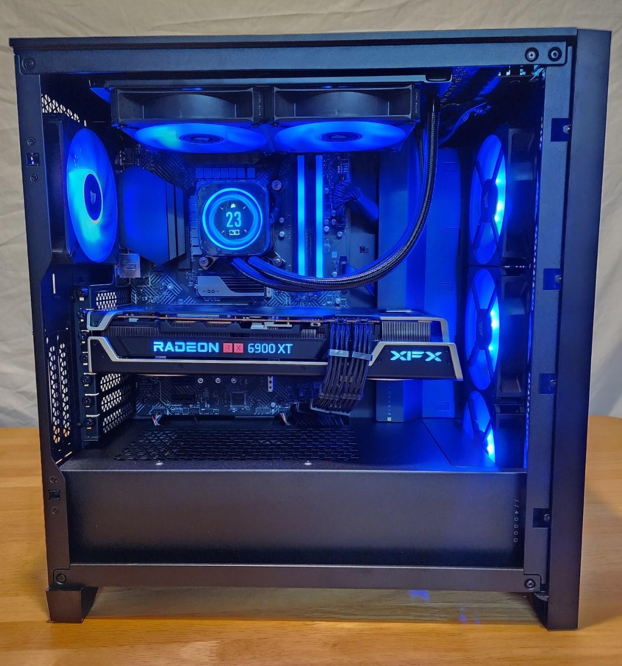 Complete Corsair Liquid Cooled 1440P/4K Gaming Setup - READ DESCRIPTION!!!
