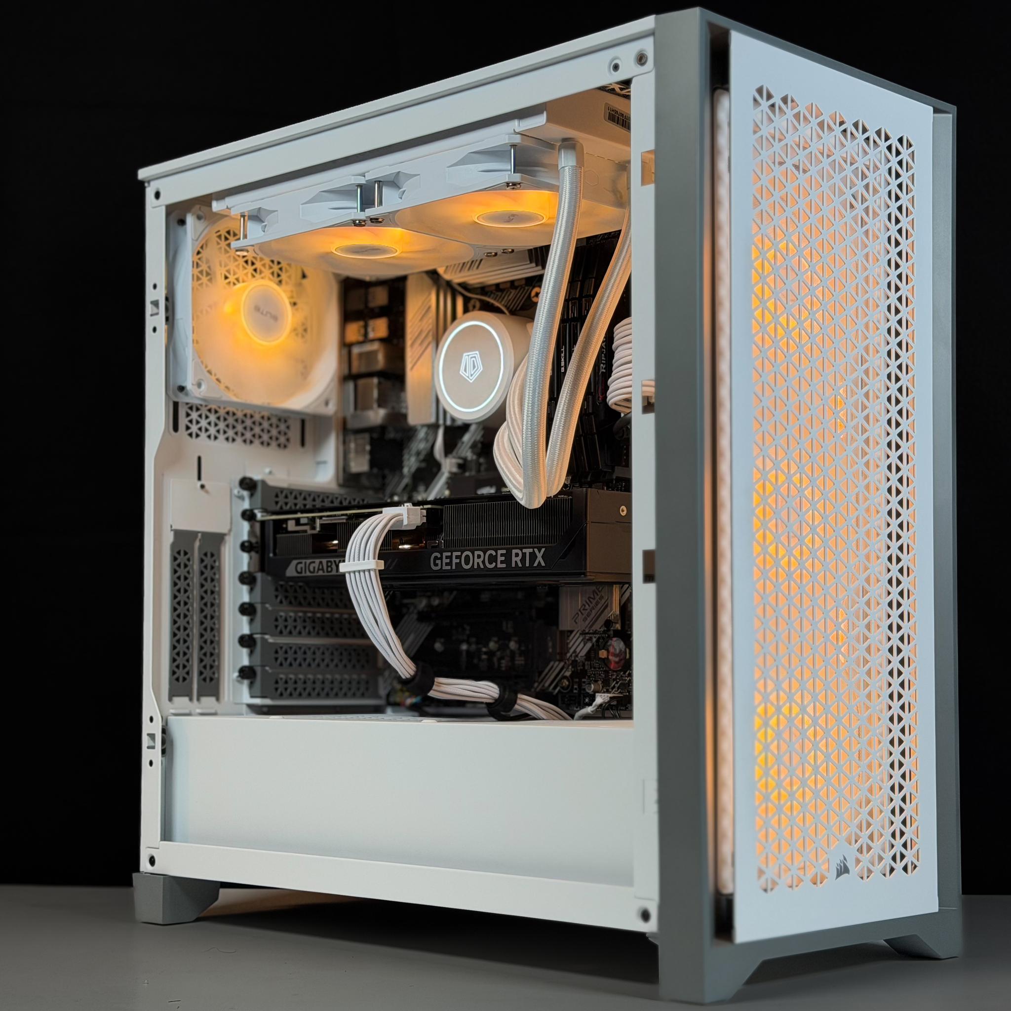 RTX 5070 Gaming PC | Ryzen 7 5800XT | 32GB RAM | 2TB NVMe | White RGB Build
