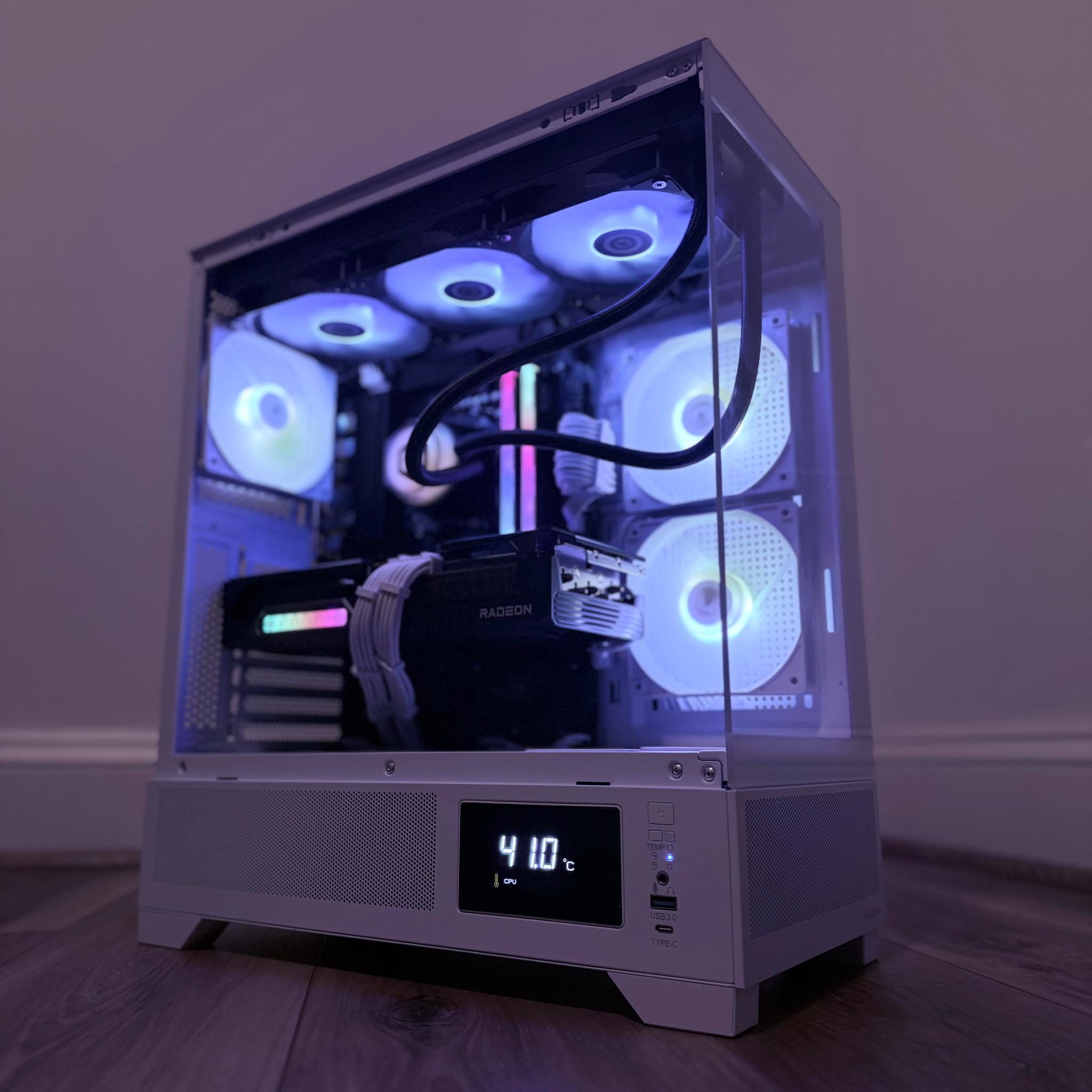 ❄️"Artic Pulse"❄️| 1440p/4k Gaming | 9070 XT 16gb| R7 7800x3D | 32GB DDR5 | 2tb SSD | WiFi
