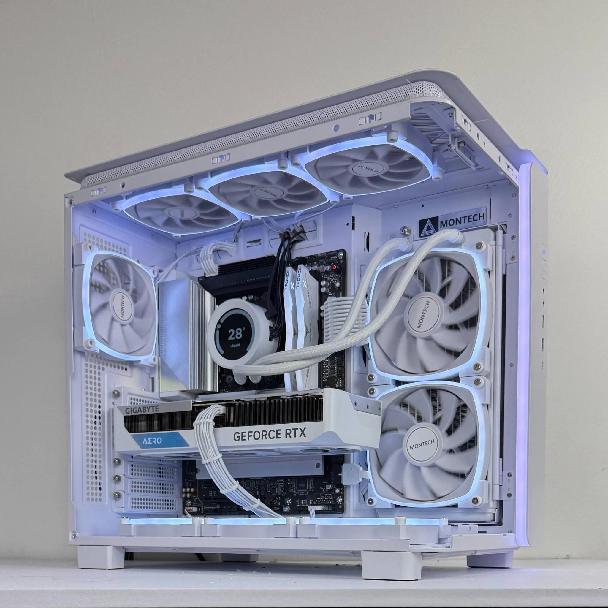 🌨 Blizzard 🌨  | 4k Streaming PC | Ryzen 7 7800X3D | Gigabyte RTX 4070 Ti | 32GB DDR5 6000MHz