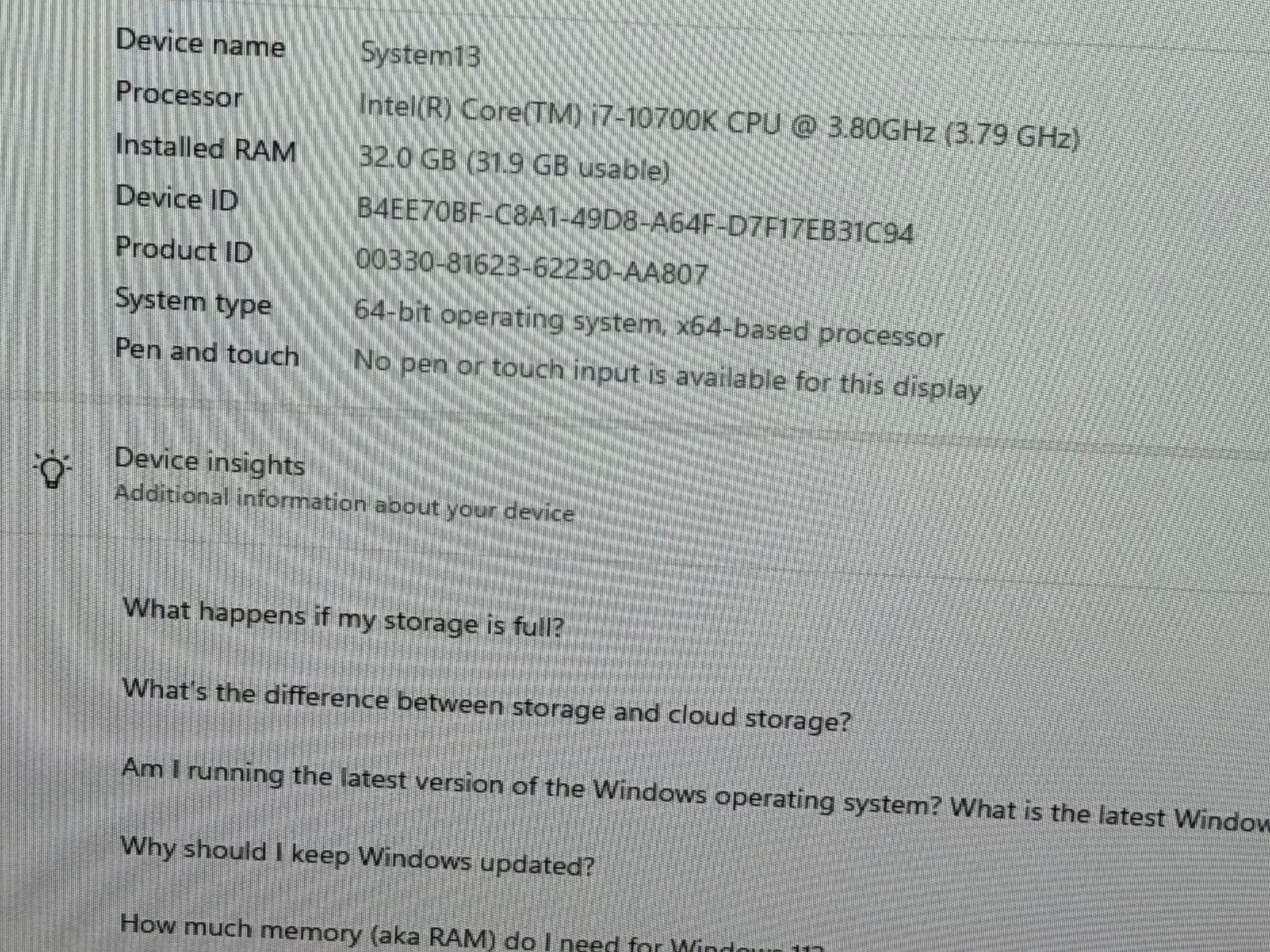 Awesome I7 10700kf, 32GB DDR4 Memory, RTX 3060 12GB GPU, 1 TB M.2 Storage