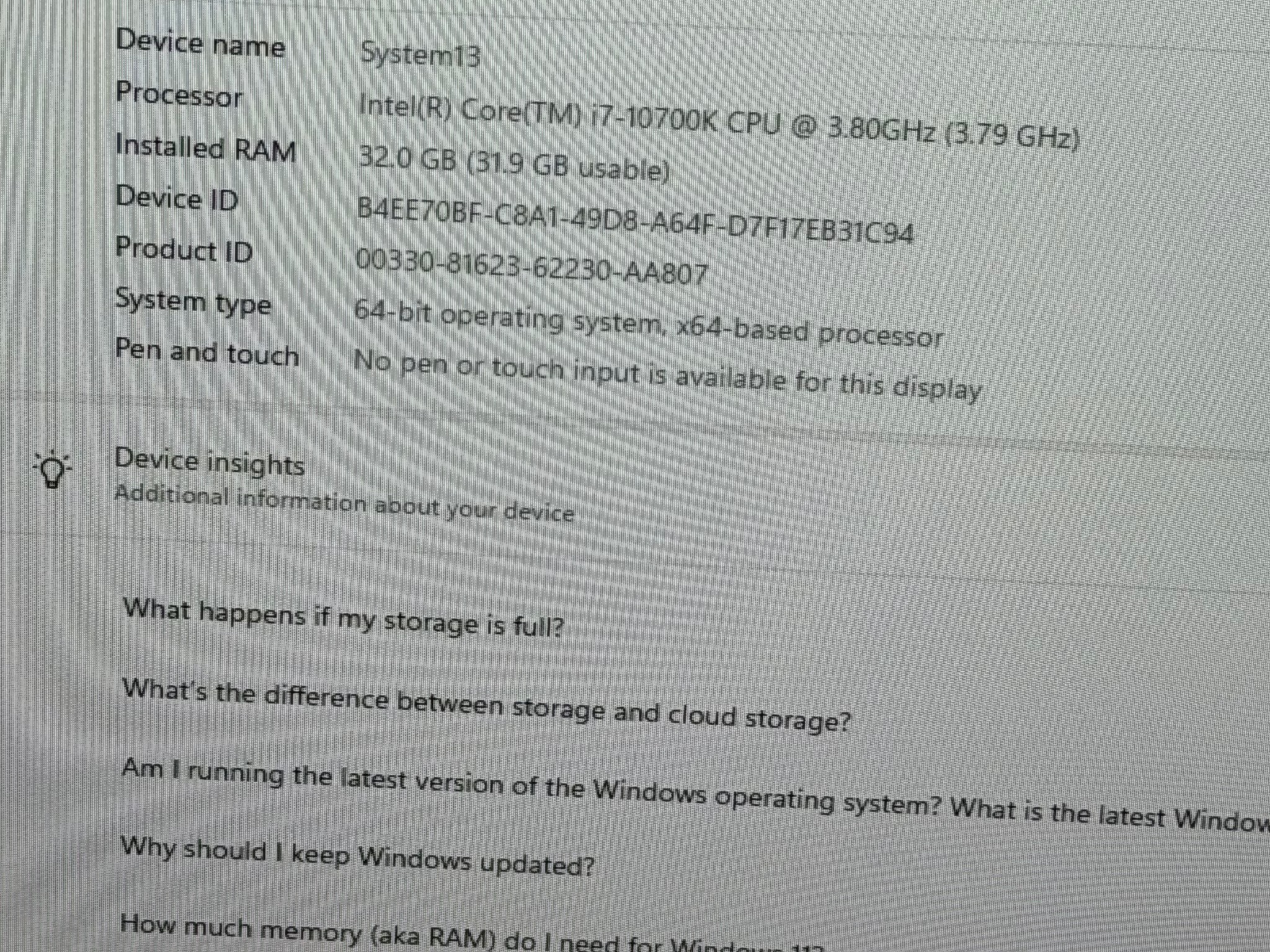Awesome I7 10700kf, 32GB DDR4 Memory, RTX 3060 12GB GPU, 1 TB M.2 Storage