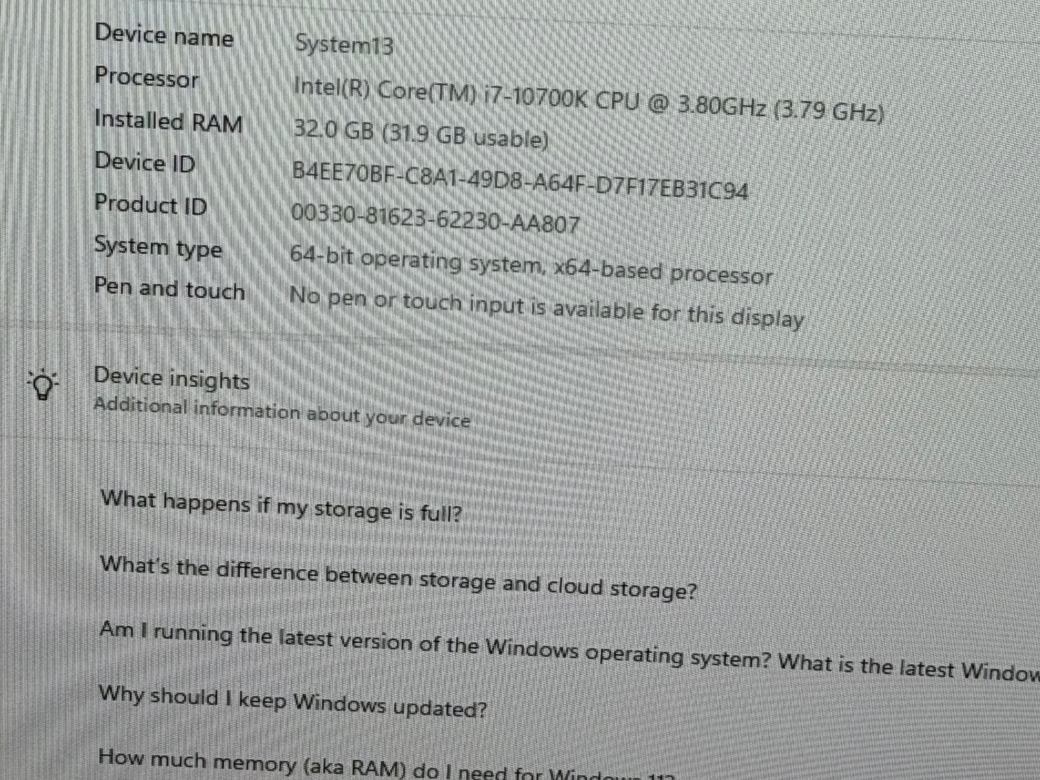 Awesome I7 10700kf, 32GB DDR4 Memory, RTX 3060 12GB GPU, 1 TB M.2 Storage