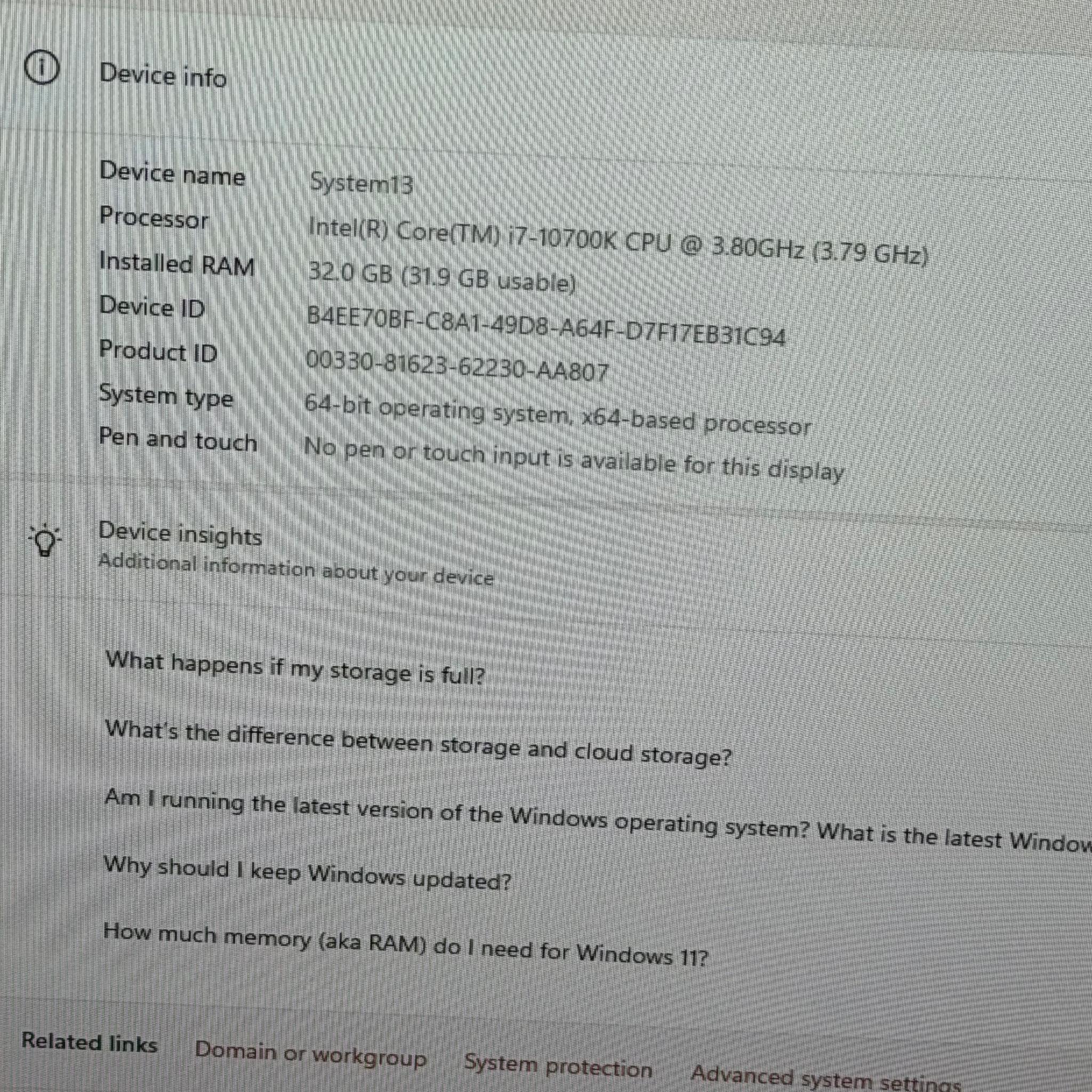 Awesome I7 10700kf, 32GB DDR4 Memory, RTX 3060 12GB GPU, 1 TB M.2 Storage
