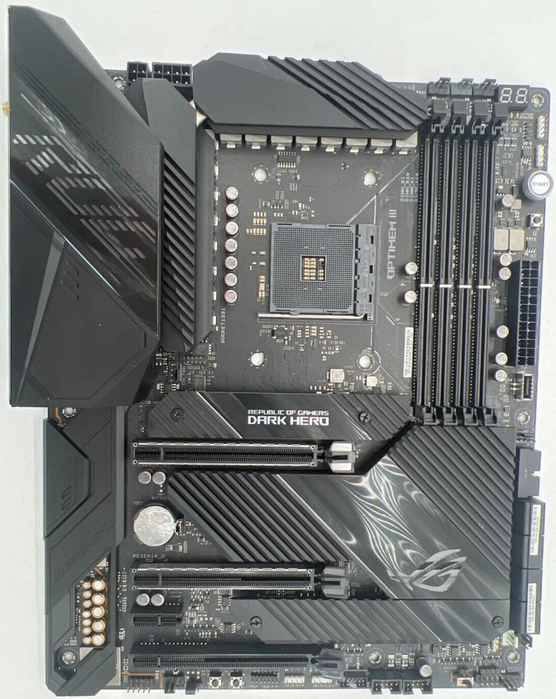ASUS ROG Crosshair VIII Dark Hero AMD AM4 X570 ATX WIFI 6 Gaming Motherboard