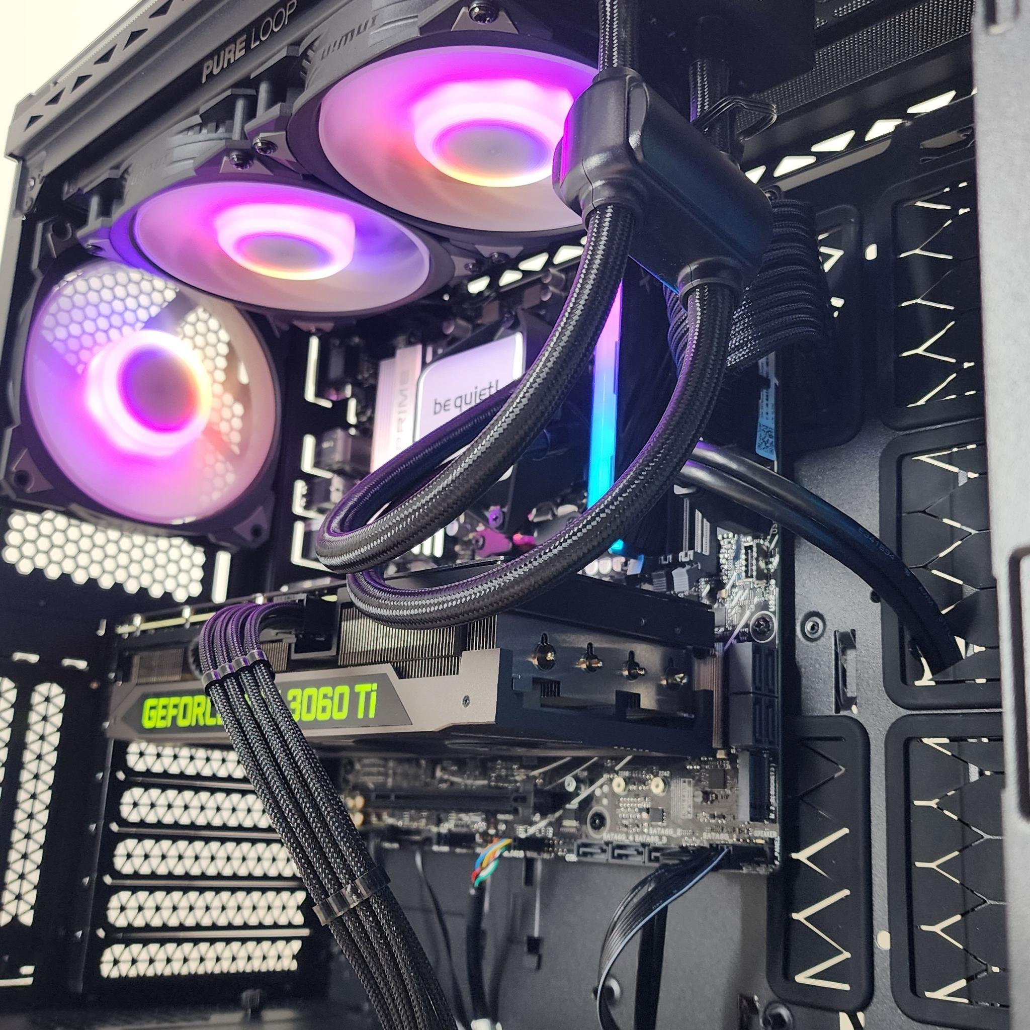 Gaming PC Ryzen 5 7600X 16GB RAM 500GB SSD RTX 3060 Ti 8GB Windows 11 Computer