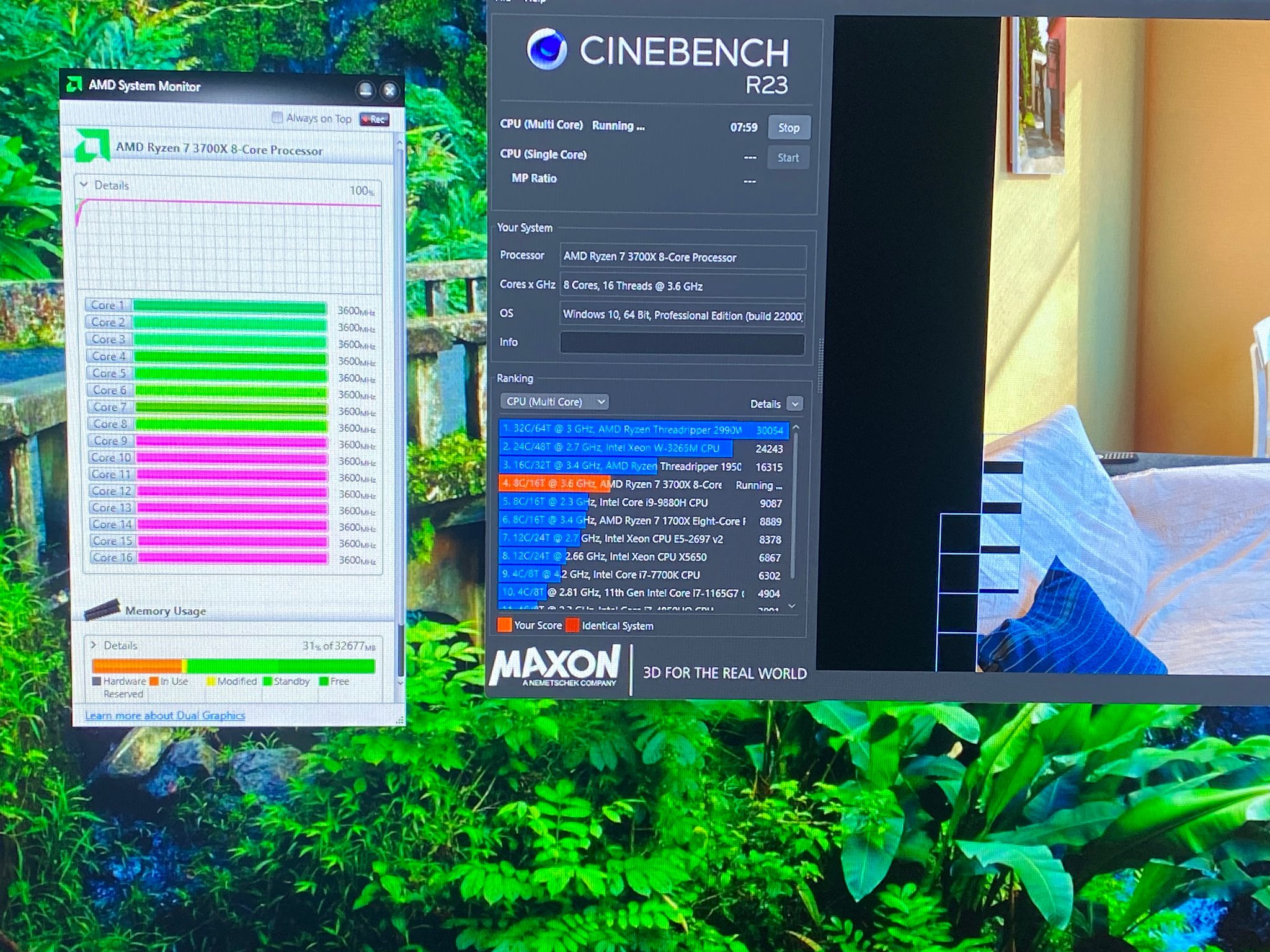 AMD Ryzen 7 3700x lightly used but just tested and running flawlessly