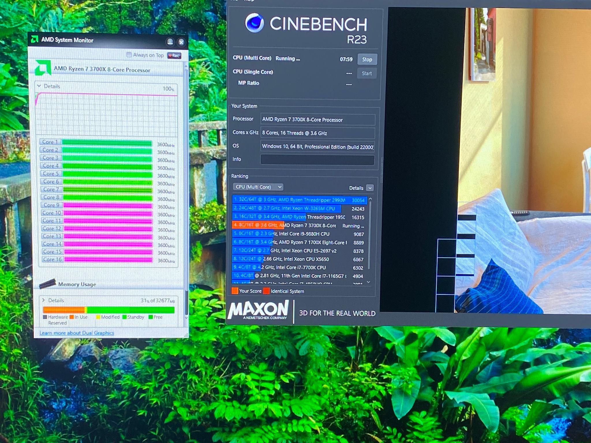 AMD Ryzen 7 3700x lightly used but just tested and running flawlessly