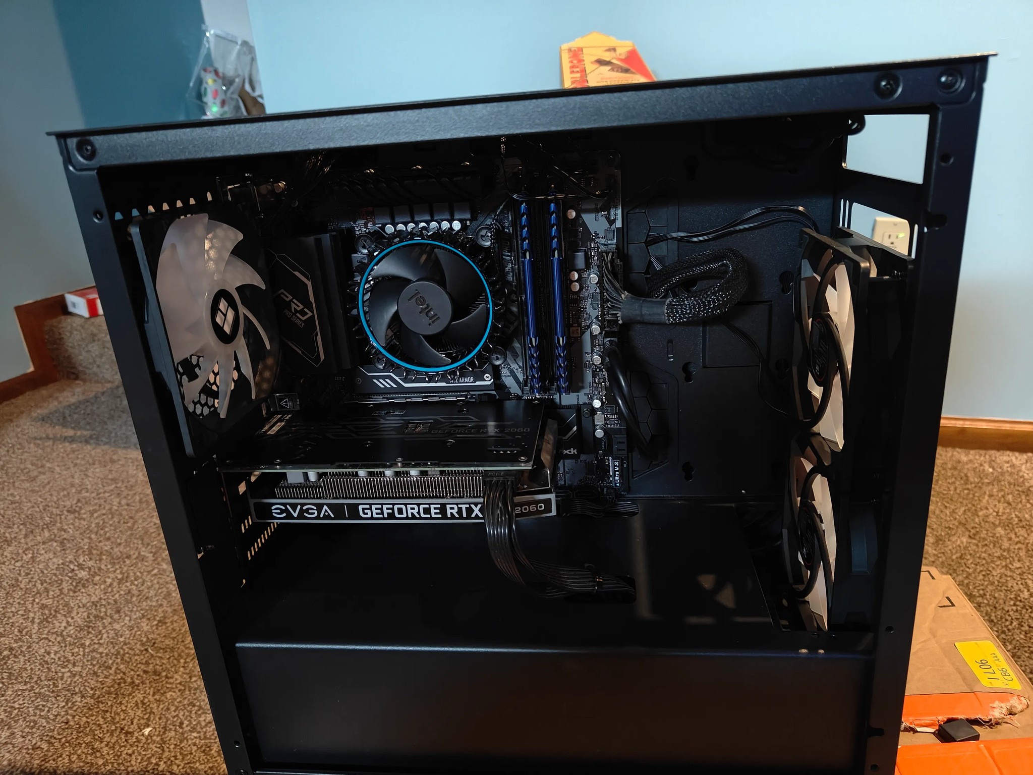 Budget Gaming pc, 14100f and 6gb 2060ko, 32 gig ram 3200 and 1 tb fast m.2.