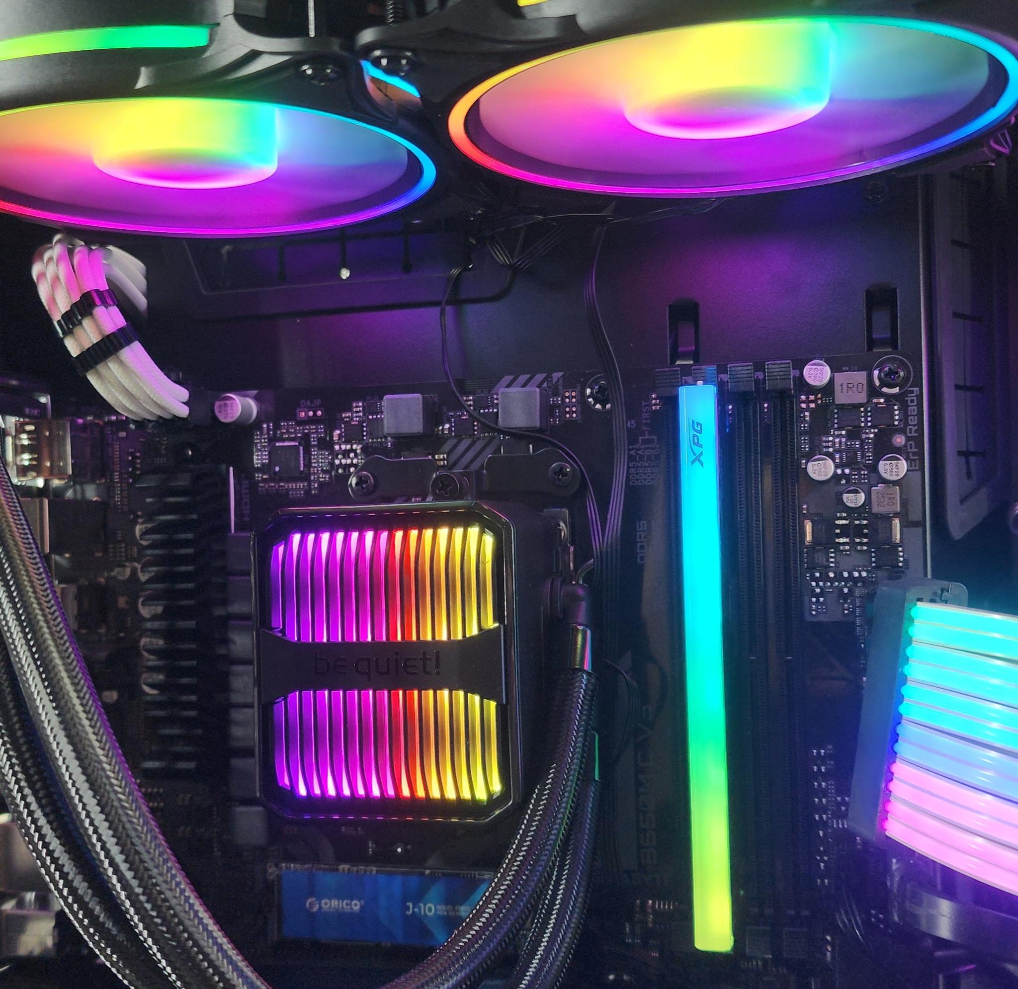 Gaming PC Ryzen 7 7800X3D 16GB RAM 1TB SSD RX 9060 XT 16GB Windows 11 Computer