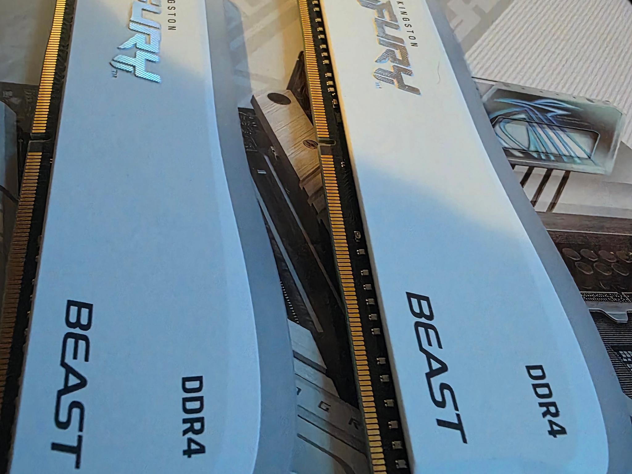 Kingston FURY Beast DIMM DDR4-3600 Kit RGB Memory 32GB (2 16gb sticks)
