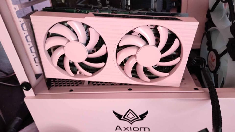 PINK Gaming PC AMD RYZEN 7 5700x RTX 3060Ti 8gb Video Editing Stream Tiktok Kick Twitch