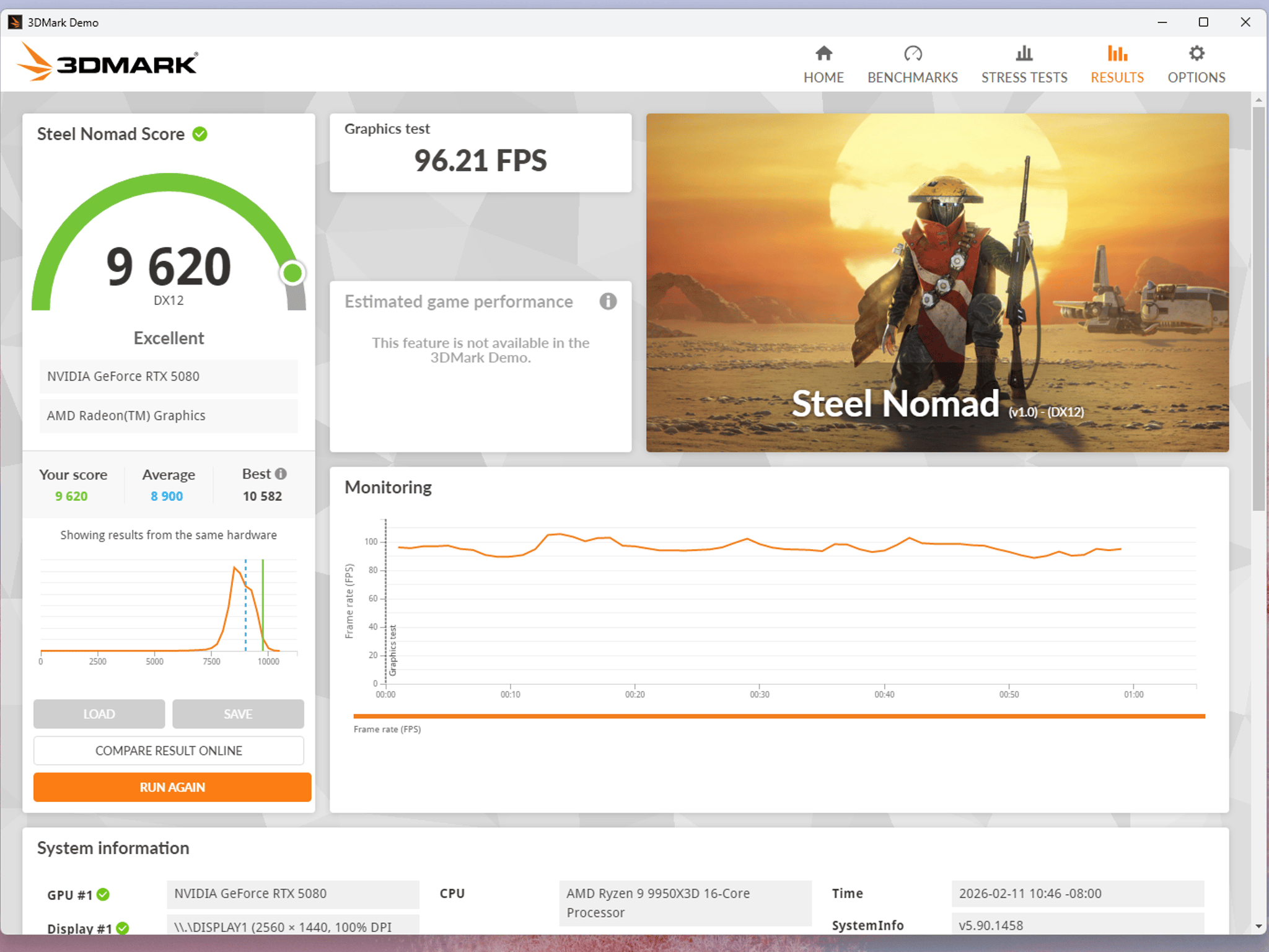 ASUS TUF Gaming GeForce RTX 5080 16GB GDDR7 OC Edition