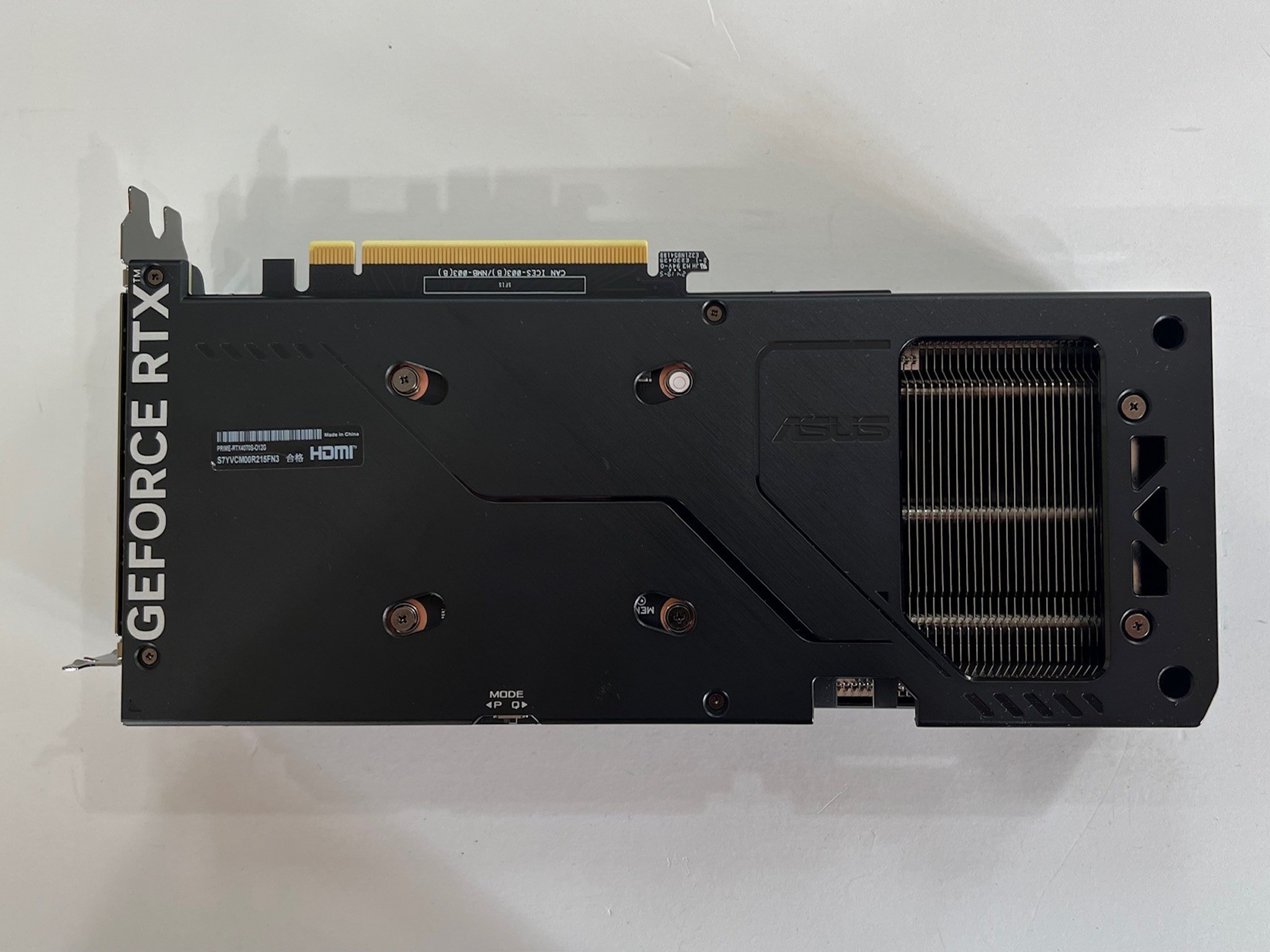 ASUS RTX 4070 Super Prime OC (12GB GDDR6X)