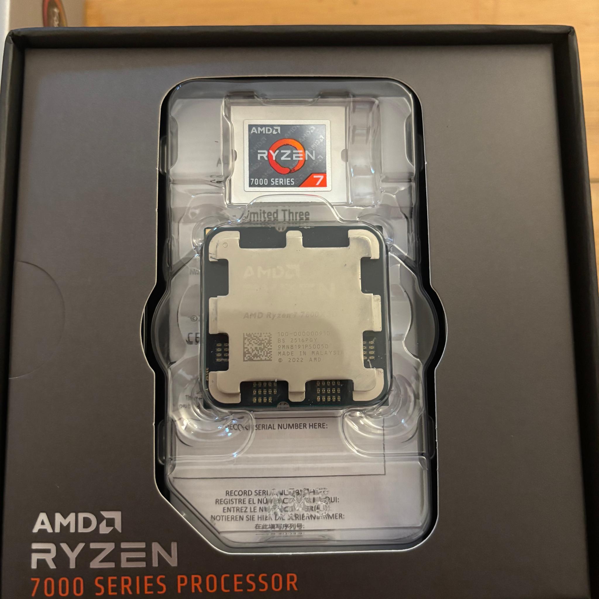 Ryzen 7 7800x3d Pristine Condition