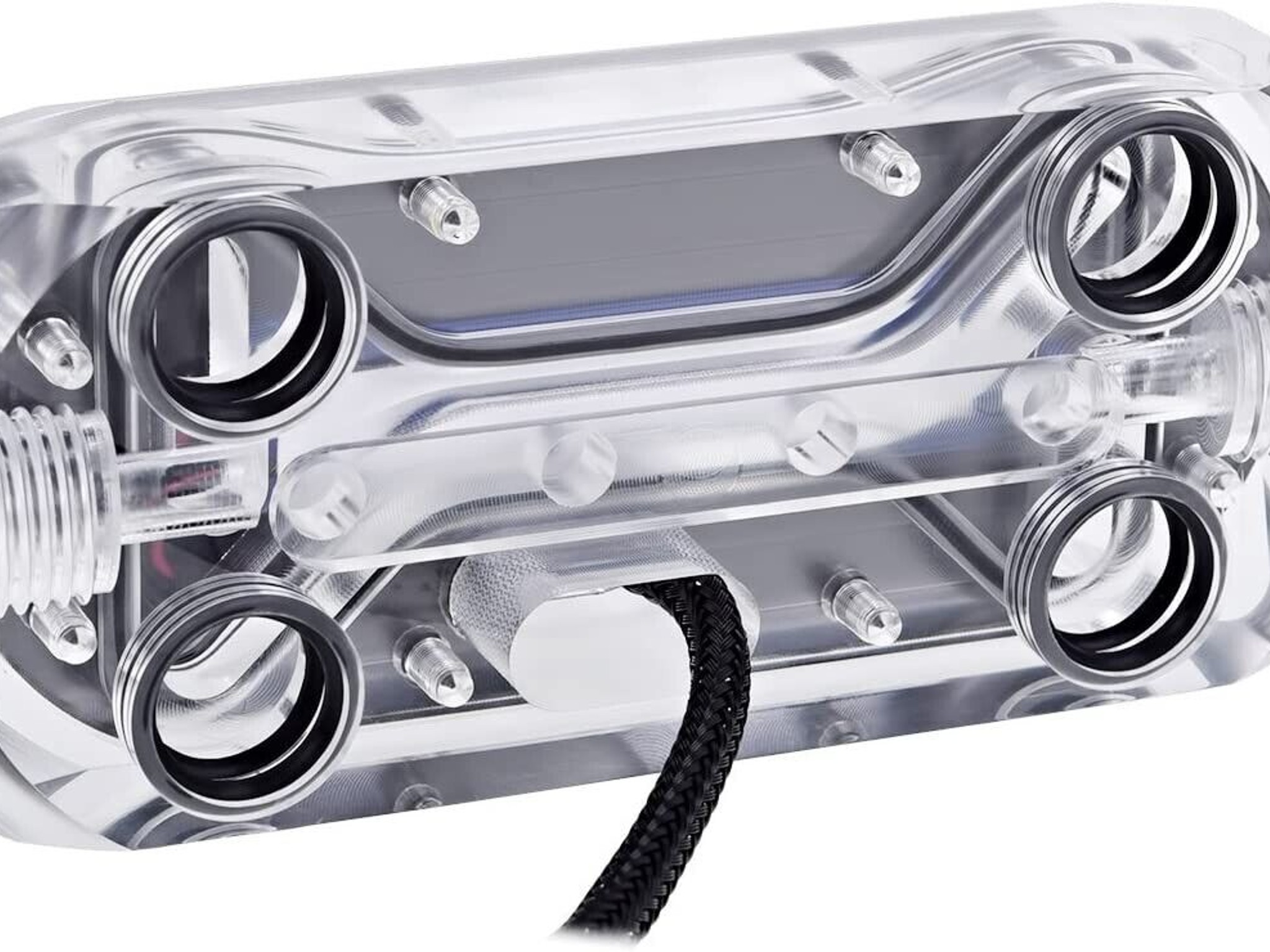 Alphacool 12533 GPX SLI Connector - Dual Asymetric Acryl (12533)