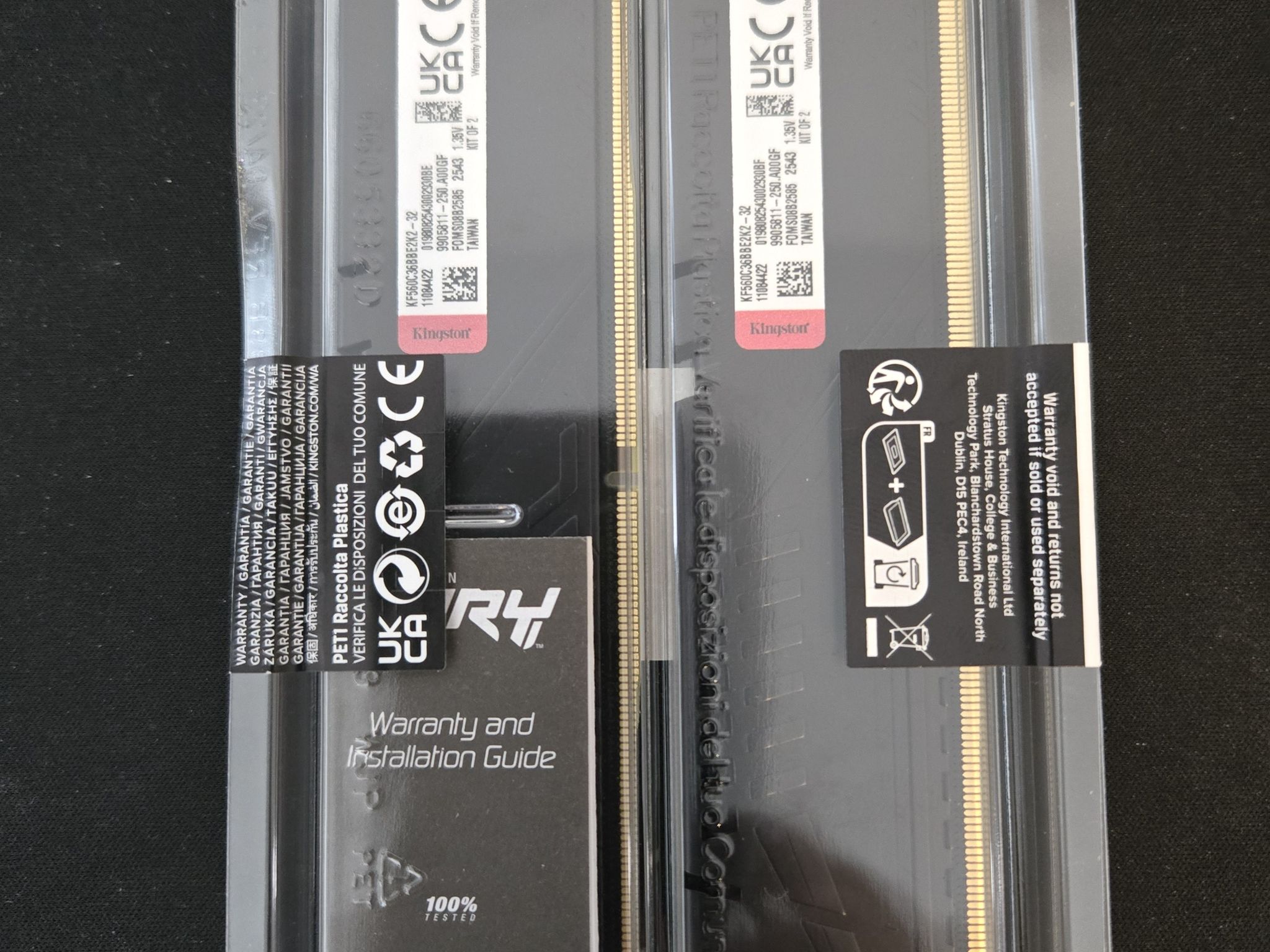 *Brand New In Box* 32gb (2x16) 6000MT/s Kingston Fury DDR5