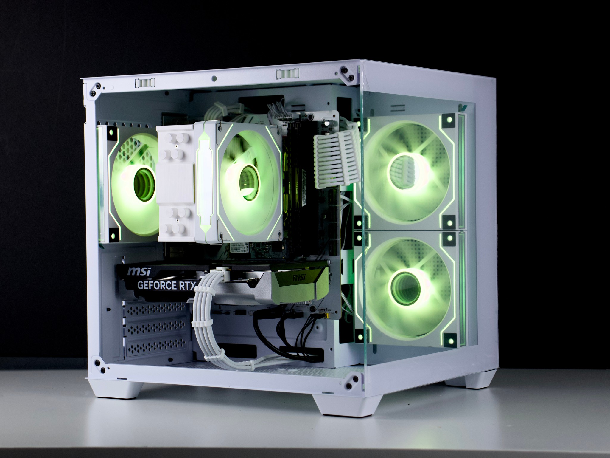 🧊❄️🧊 White Gaming PC – RTX 5060, Ryzen 5 5600X, 32GB RAM, 960GB SSD - WiFi, BlueTooth 🧊❄️🧊