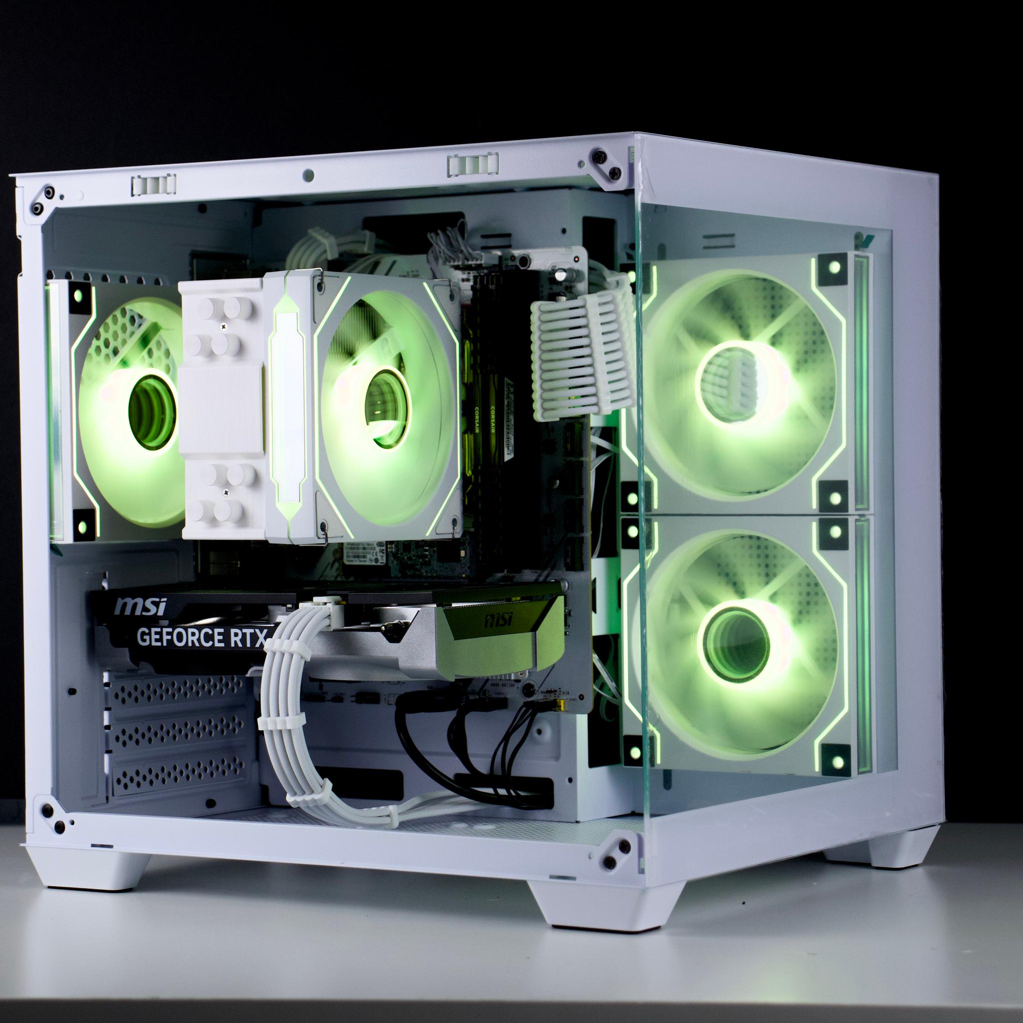 🧊❄️🧊 White Gaming PC – RTX 5060, Ryzen 5 5600X, 32GB RAM, 960GB SSD - WiFi, BlueTooth 🧊❄️🧊