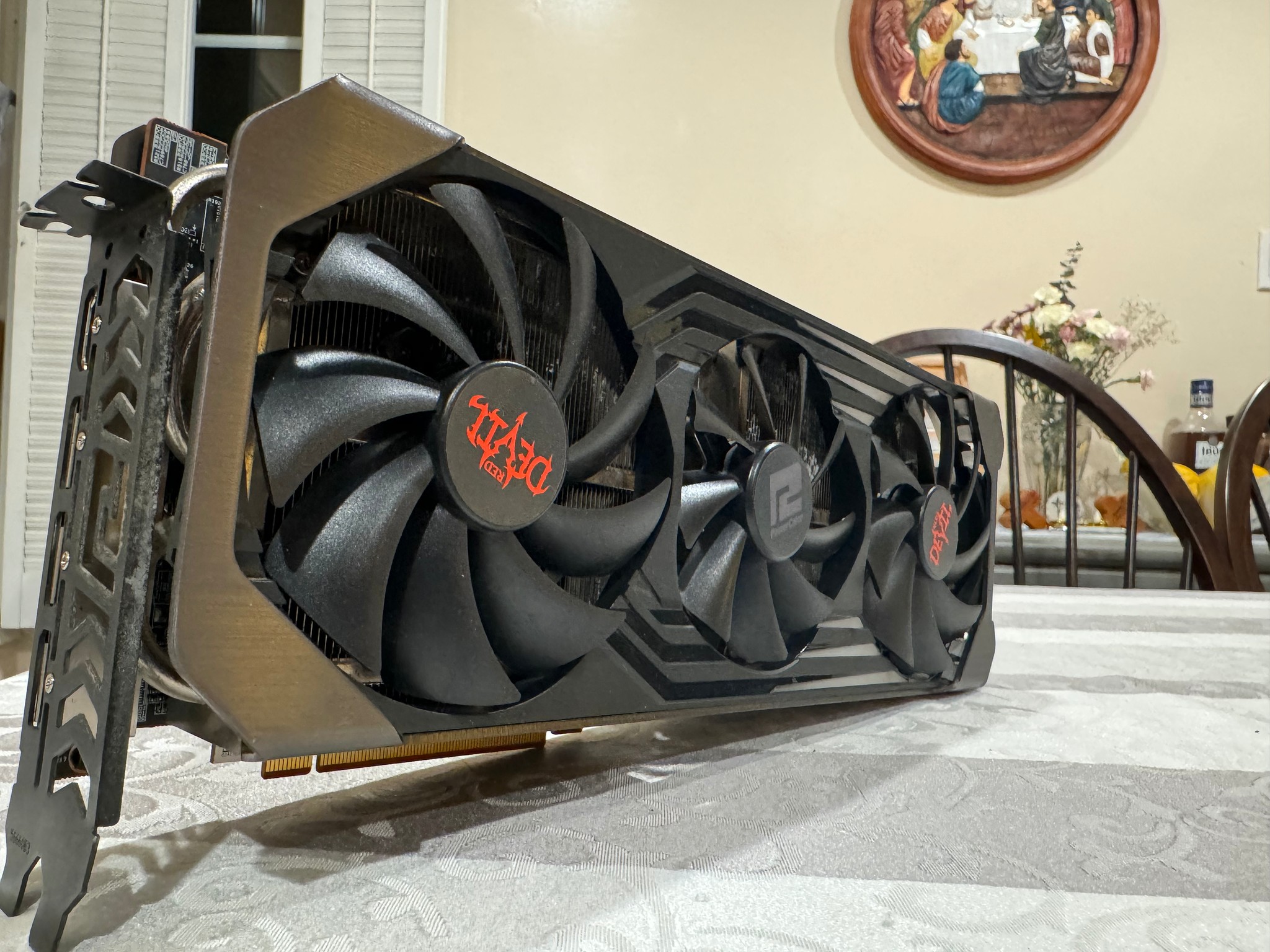 FOR PARTS/AS IS Powercolor AMD RX 6800XT 16GB Red Devil OC Model