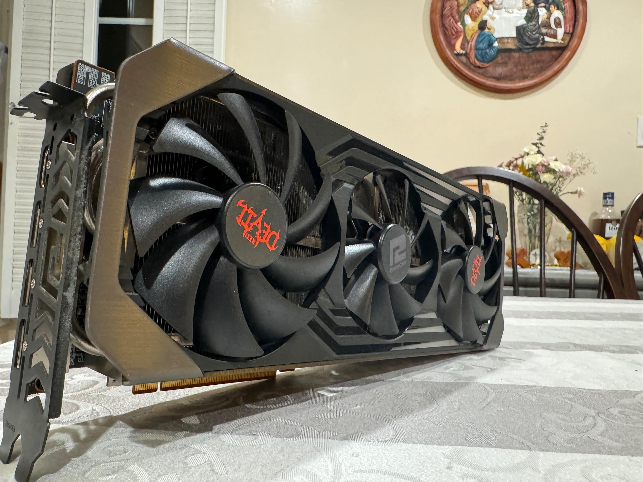 FOR PARTS/AS IS Powercolor AMD RX 6800XT 16GB Red Devil OC Model