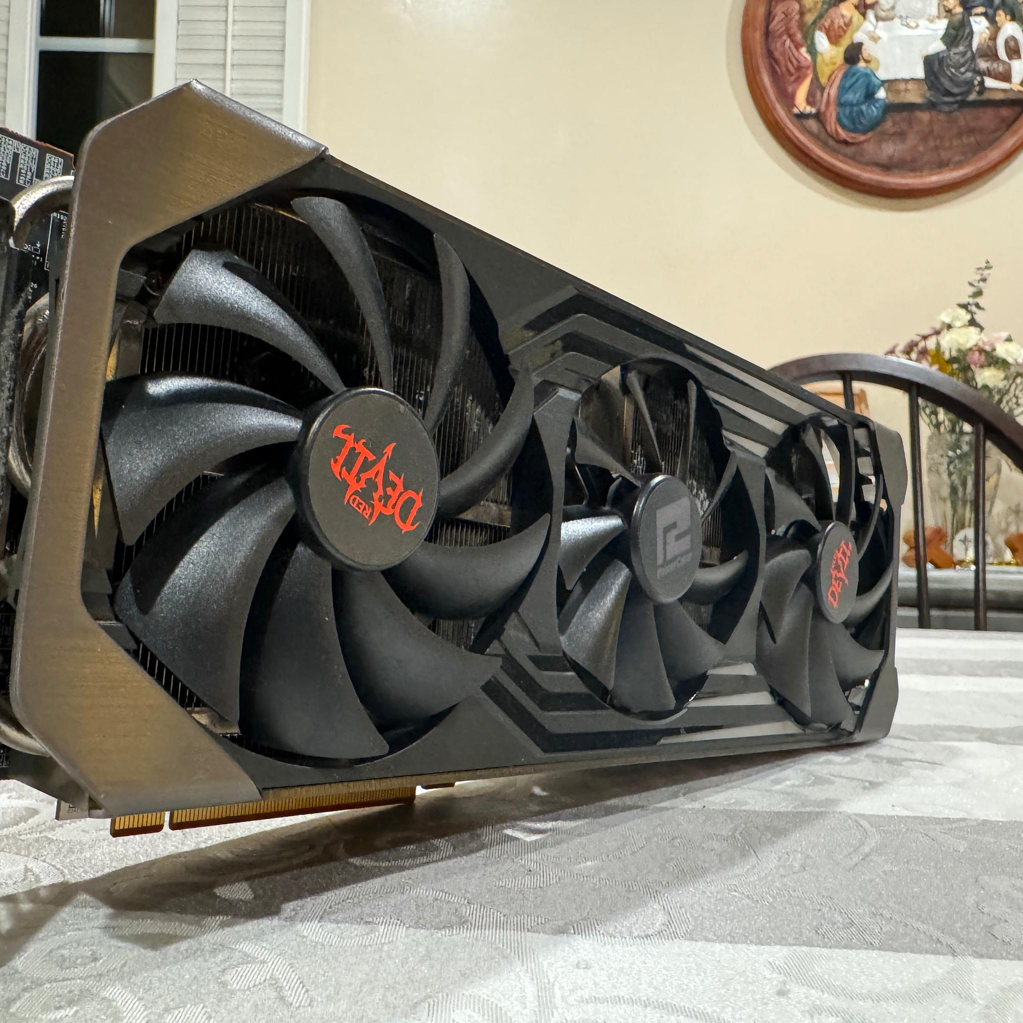 FOR PARTS/AS IS Powercolor AMD RX 6800XT 16GB Red Devil OC Model