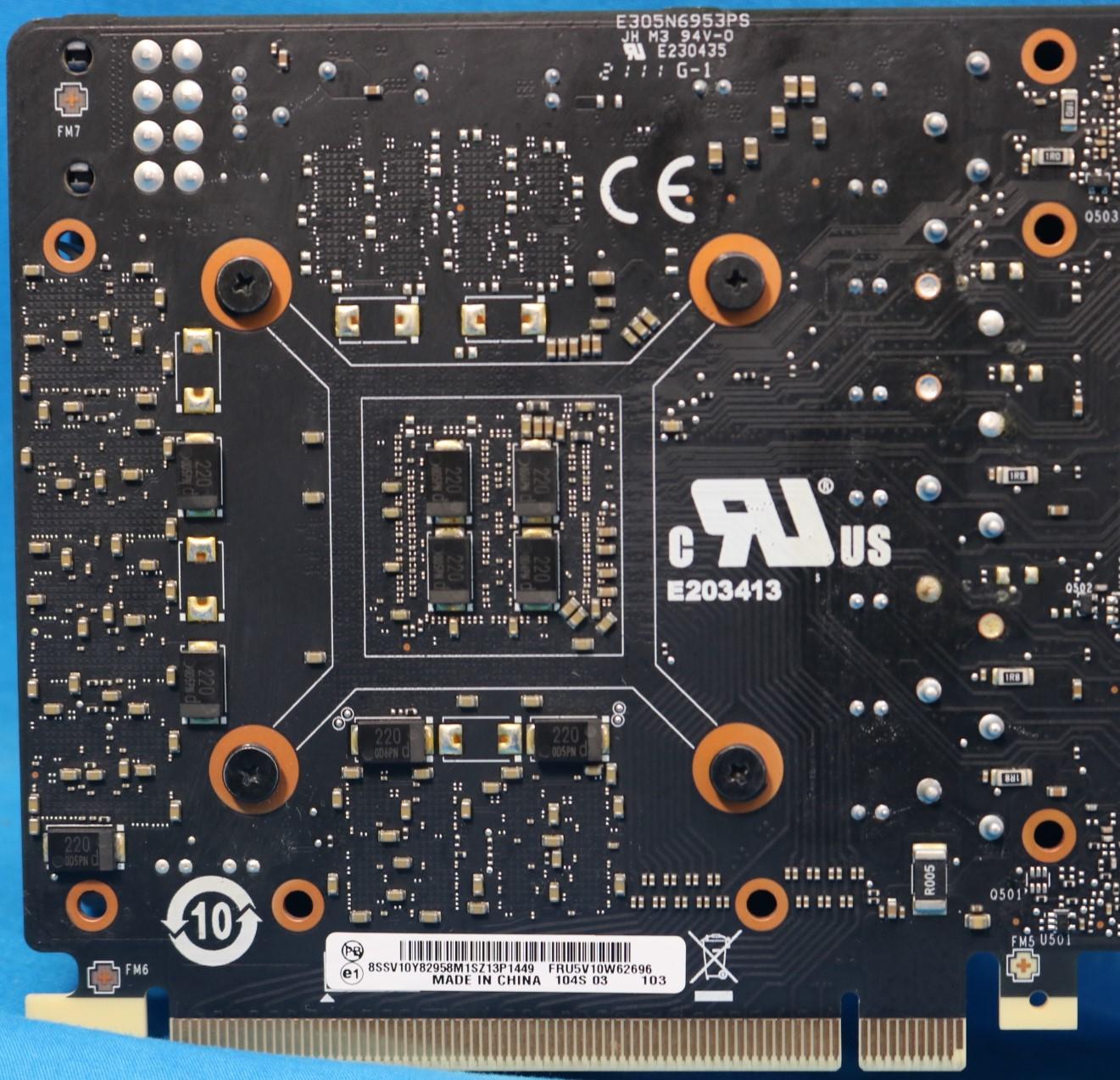 Lenovo NVIDIA GeForce GTX 1660 Super 6GB GDDR6 PCIe 3.0 Desktop GPU MS-V379 VER: 7.0 FRU5V10W62696