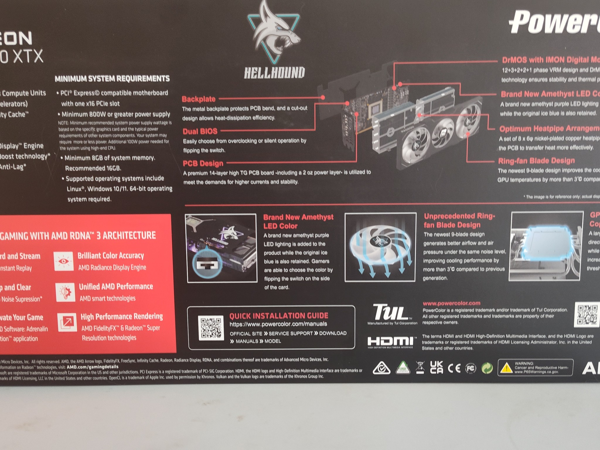 PowerColor Hellhound Radeon RX 7900 XTX