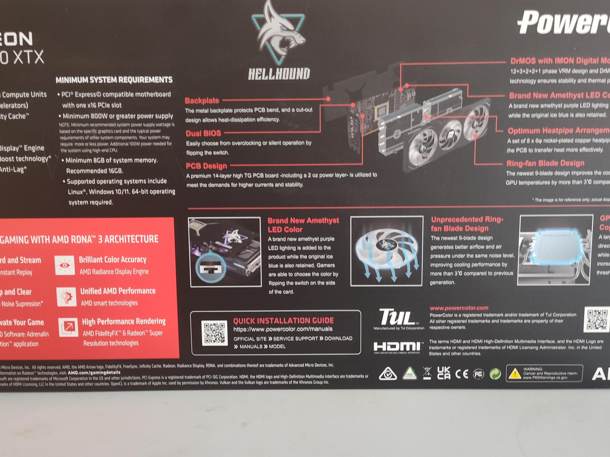 PowerColor Hellhound Radeon RX 7900 XTX