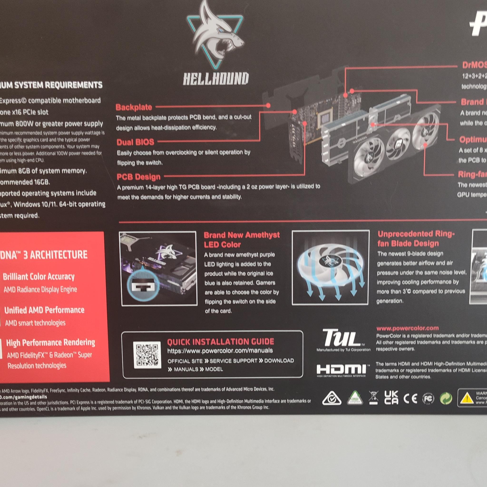 PowerColor Hellhound Radeon RX 7900 XTX