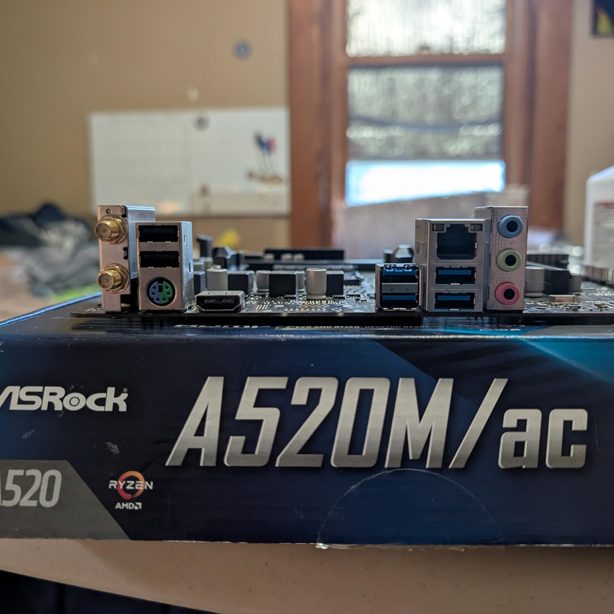 [Used] AM4 Upgrade Combo: Ryzen 7 5700X + ASRock A520M/ac + Vetroo V5 Cooler+ 32GB DDR4 3200 RAM