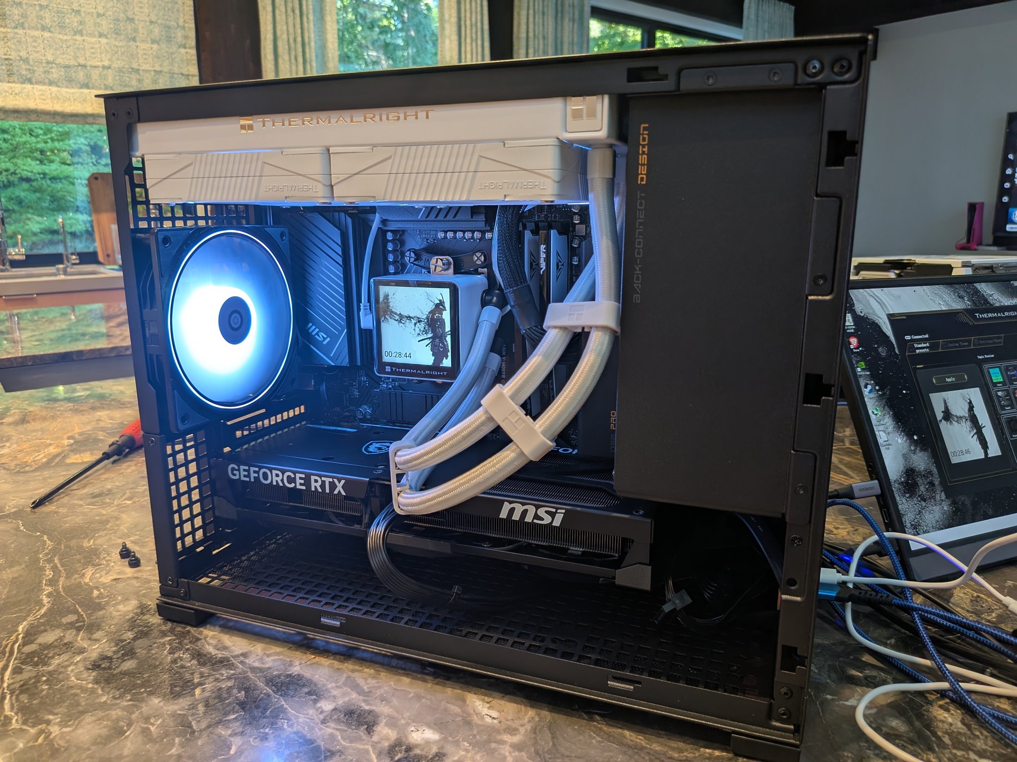 4K Tuxedo - RTX 5070 Ti, Ryzen 7 7800X3D, 32 GB DDR5, 2 TB Gen 5 NVME, Liquid Cooled, RGB