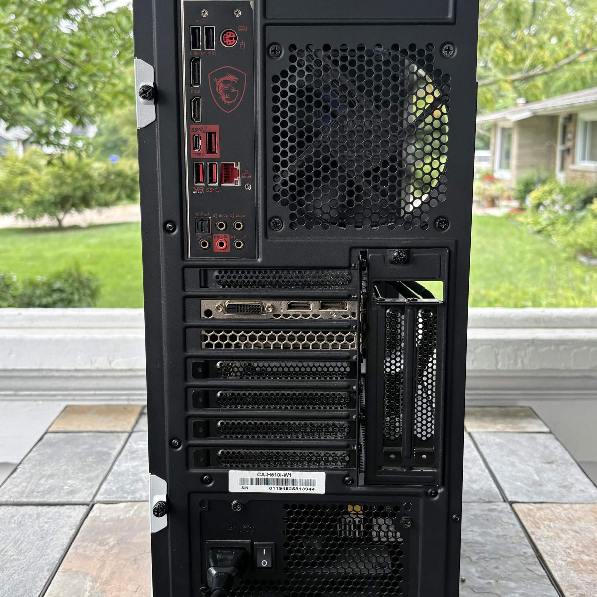 Mendi Electronics Gaming PC | Intel Core i5-8400 • GTX 1660 6GB • 16GB RAM • 128GB SSD + 1TB HDD