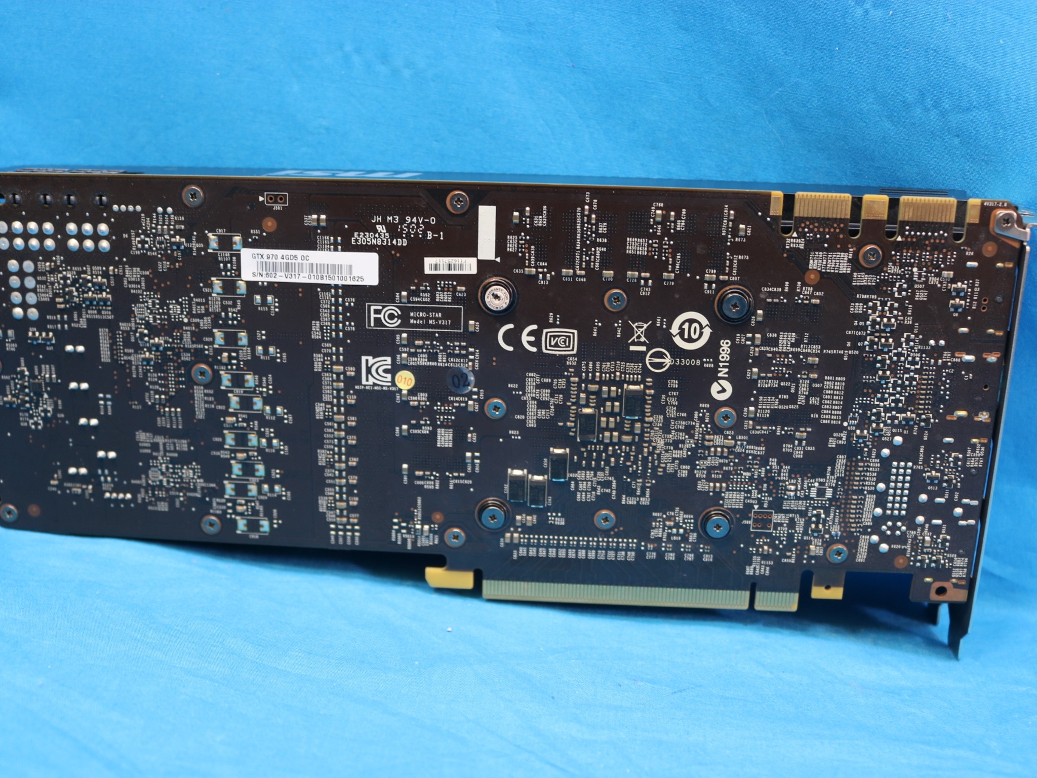 MSI NVIDIA GeForce GTX 970 OC 4GB GDDR5 PCIe 3.0 x16 Desktop GPU MS-V317 VER: 2.0