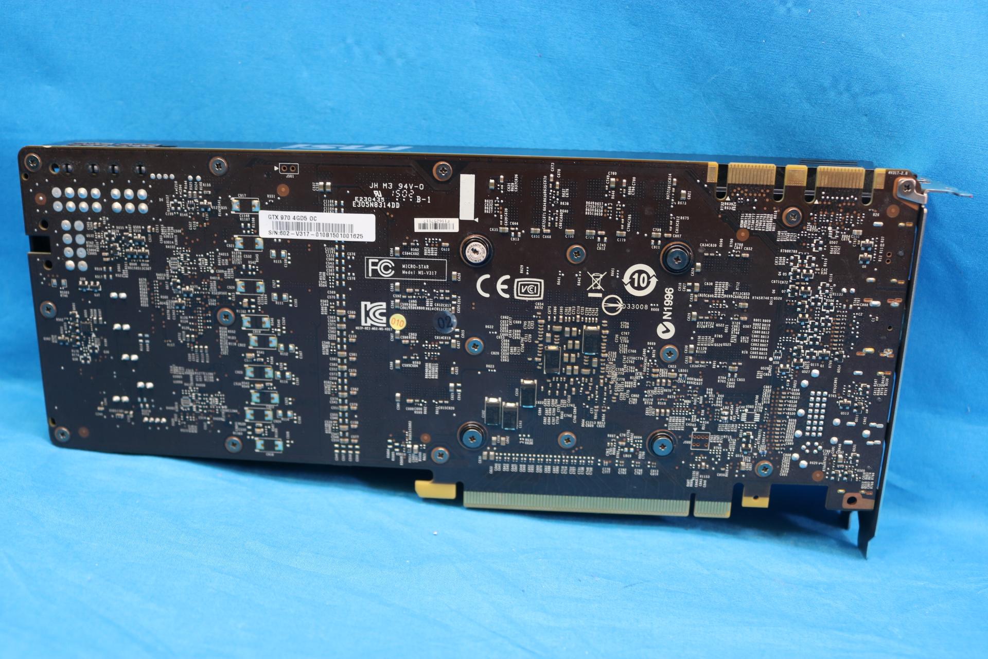 MSI NVIDIA GeForce GTX 970 OC 4GB GDDR5 PCIe 3.0 x16 Desktop GPU MS-V317 VER: 2.0