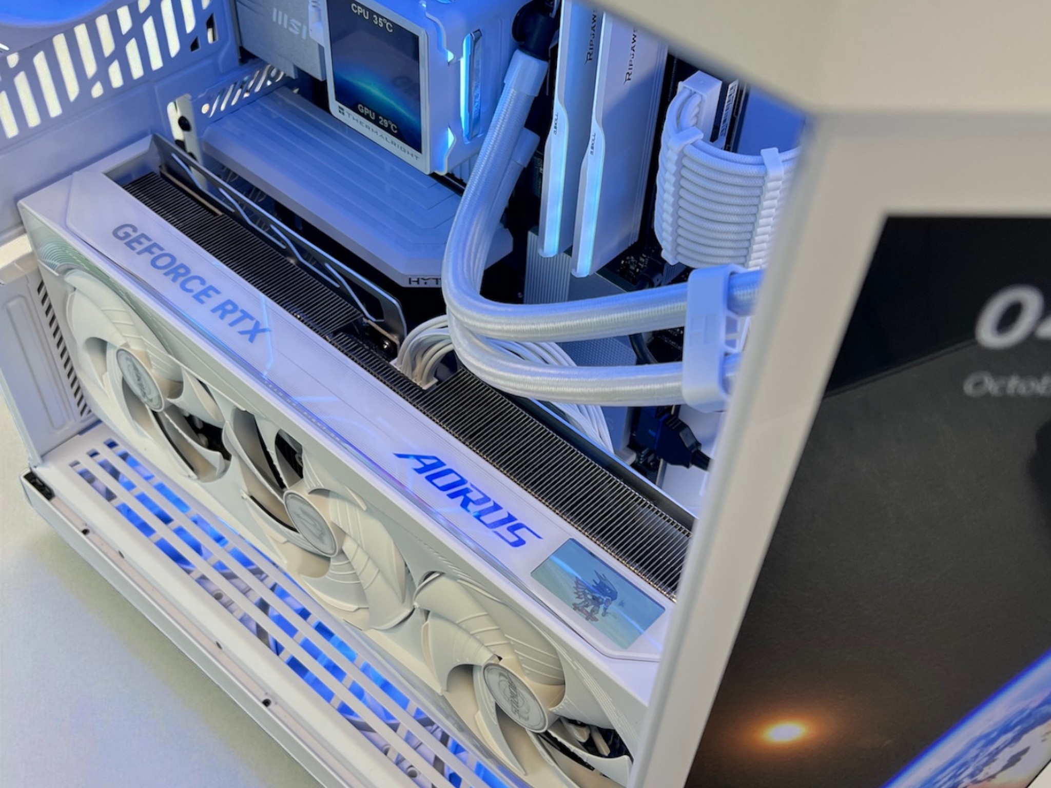 The Touch👈 RTX 5080 Master ICE ❄️ Ryzen 7 9800X3D ❄️ 64GB RAM ❄️ 4TB M.2 ❄️ WIFI 7 🎮 Game Bundle