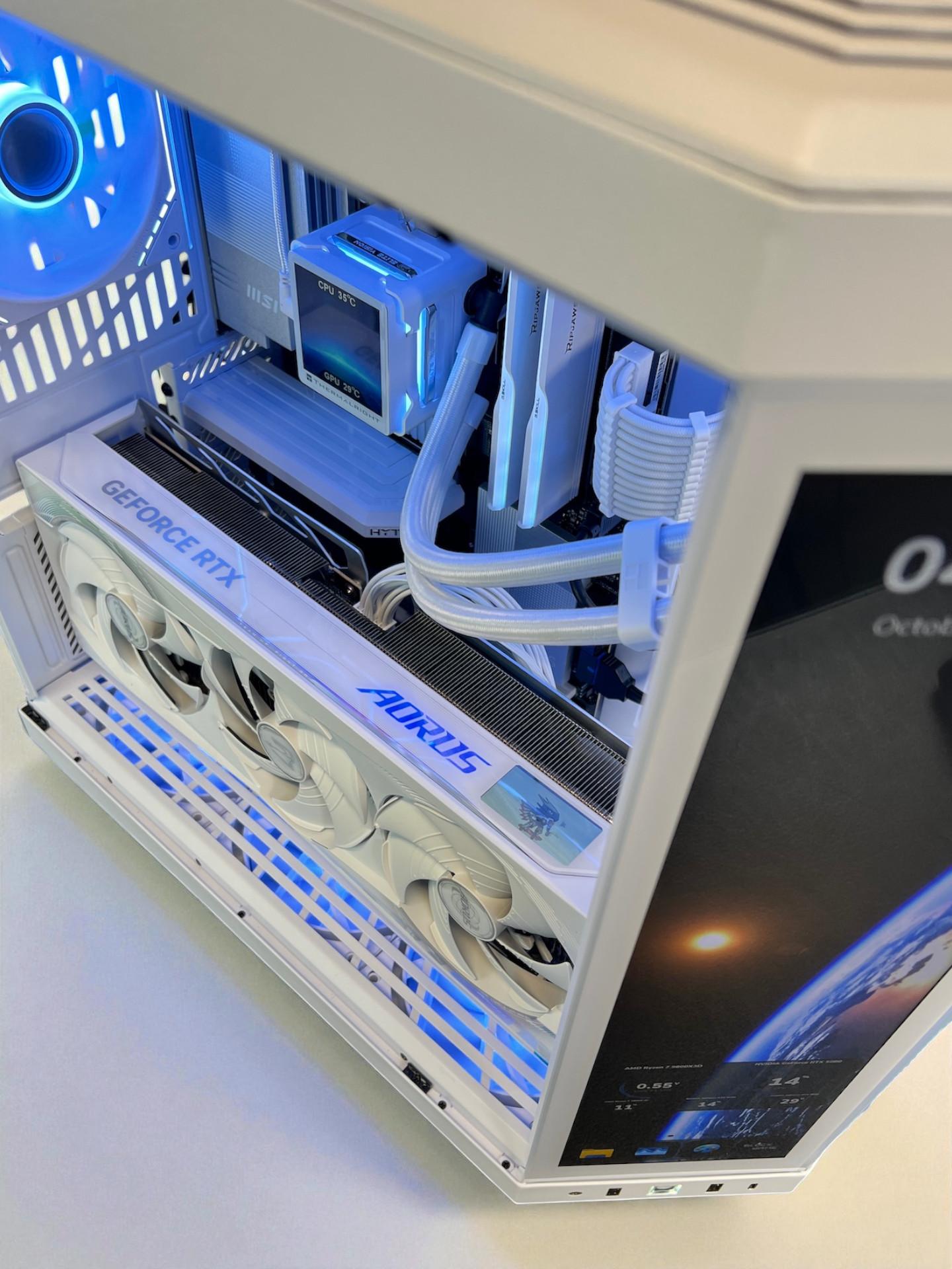 The Touch👈 RTX 5080 Master ICE ❄️ Ryzen 7 9800X3D ❄️ 64GB RAM ❄️ 4TB M.2 ❄️ WIFI 7 🎮 Game Bundle