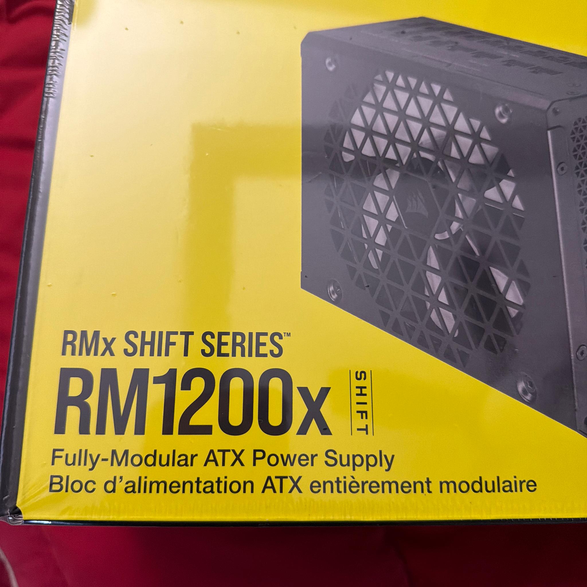🔥 SEALED Corsair RM1200x SHIFT 1200W PSU ATX 3.1 / PCIe 5.1 / 80+ Gold RTX 5090 & 4090 Beast Ready 🔥