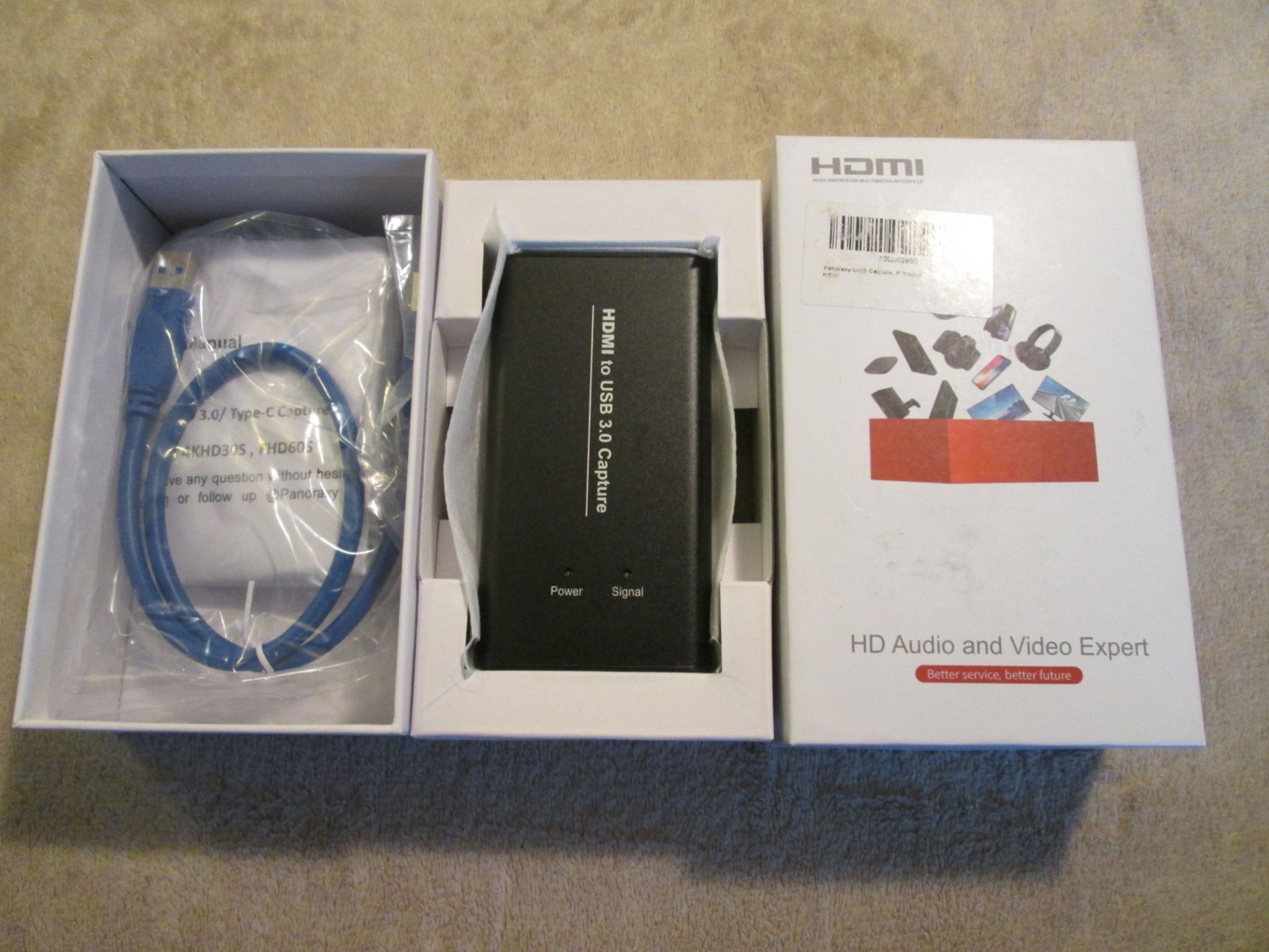 USB Capture Video Card, HDMI to USB 1080