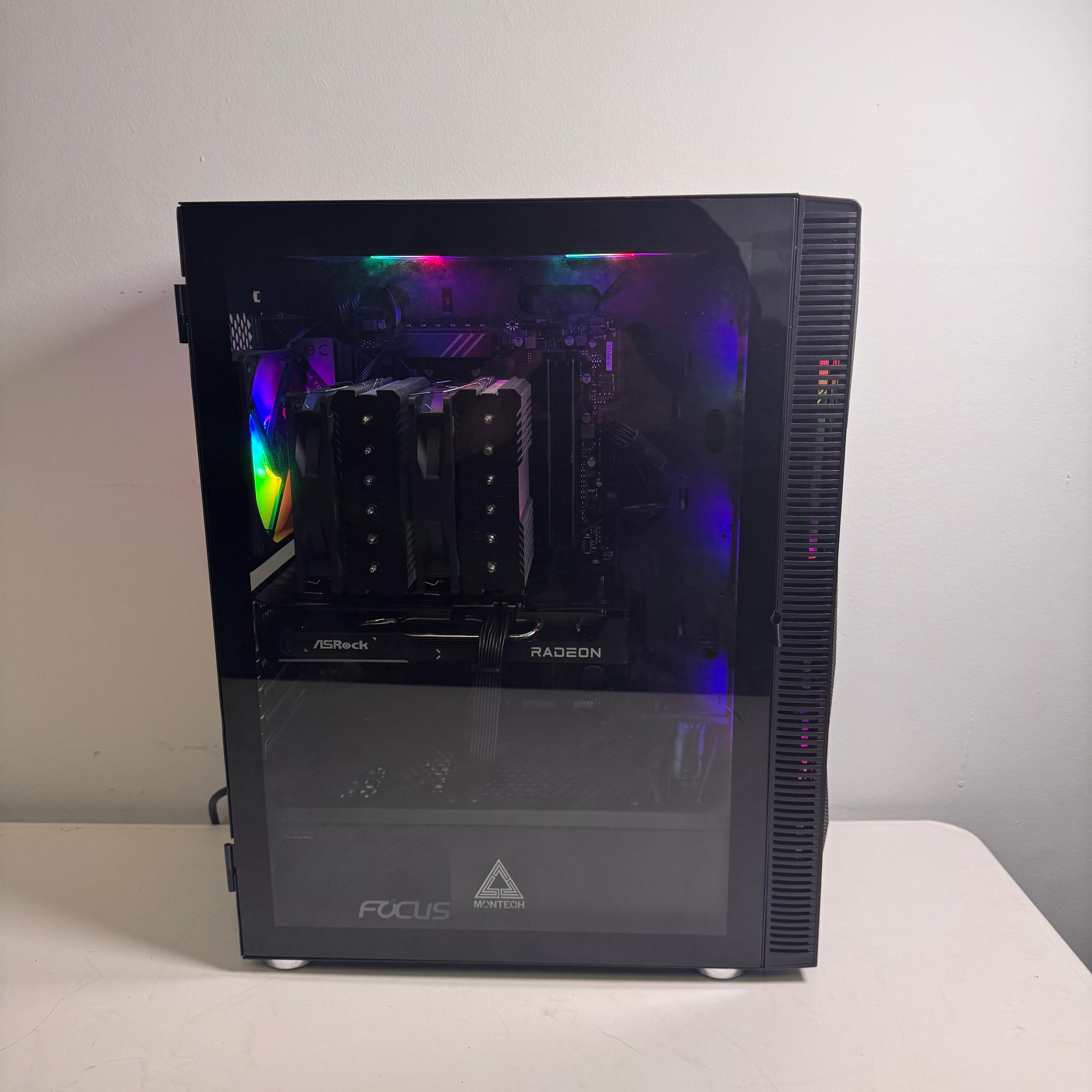 Custom Gaming PC / Radeon RX 9060 XT / 16GB 6000Mhz / Ryzen 5 7600X/