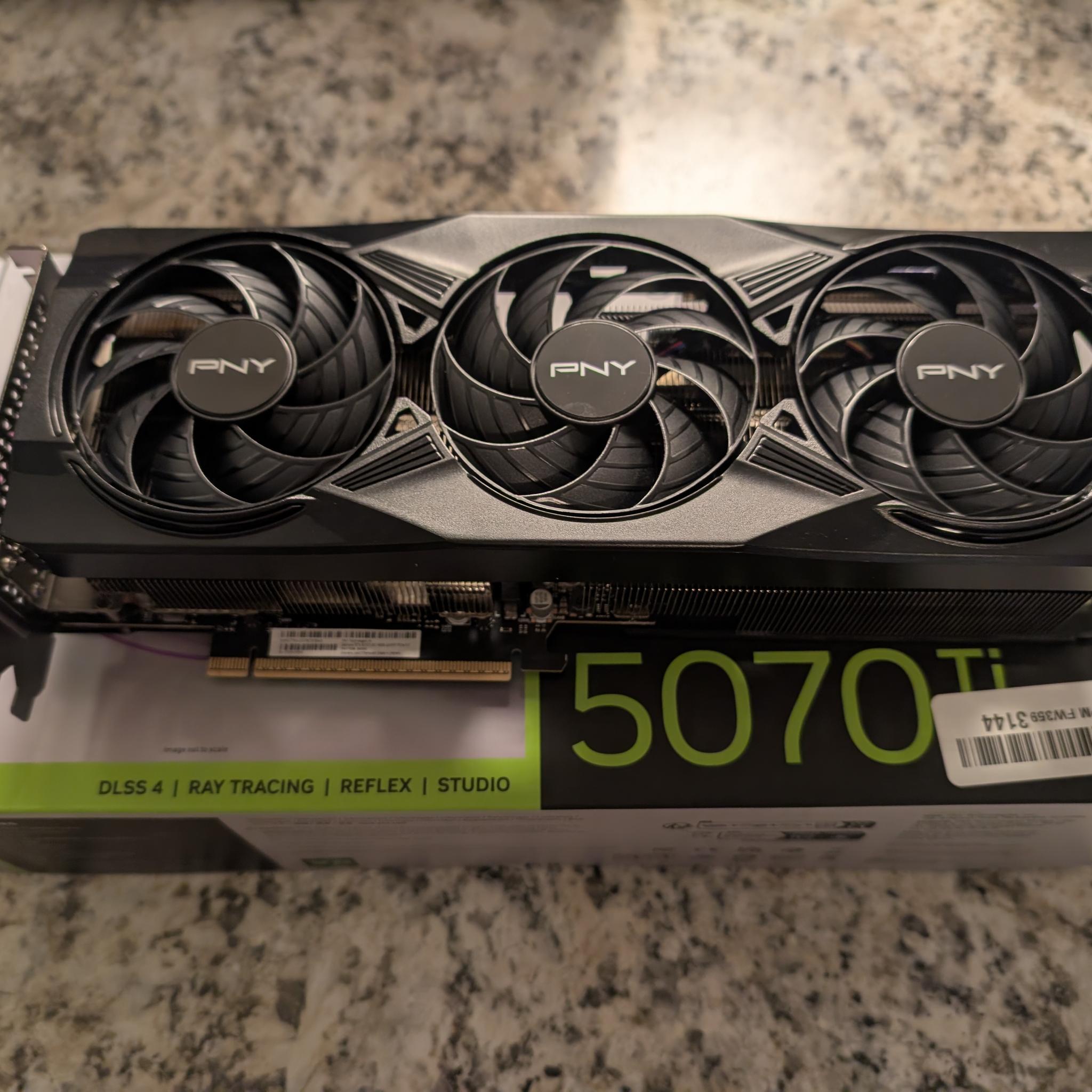 PNY GeForce RTX 5070 Ti OC Triple Fan