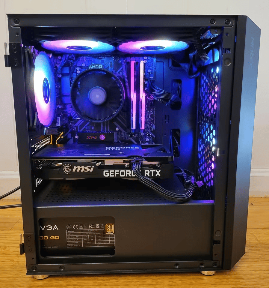 New! Streaming/Gaming PC - Featuring AMD Ryzen 5 5500 and Nvidia RTX 3060 Ti