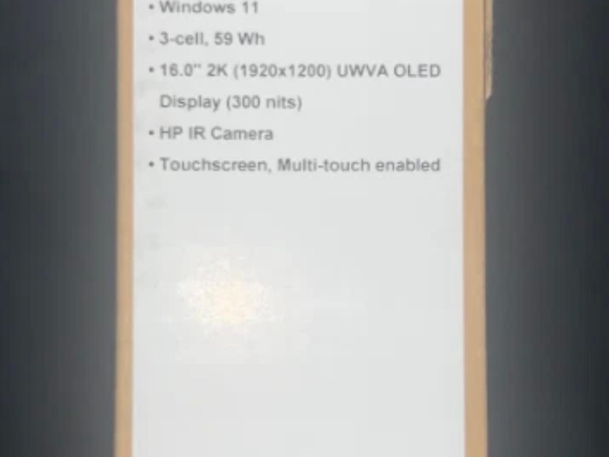 HP OmniBook 5 16" OLED Touch Snapdragon X Plus 32GB 512GB SSD Win 11
