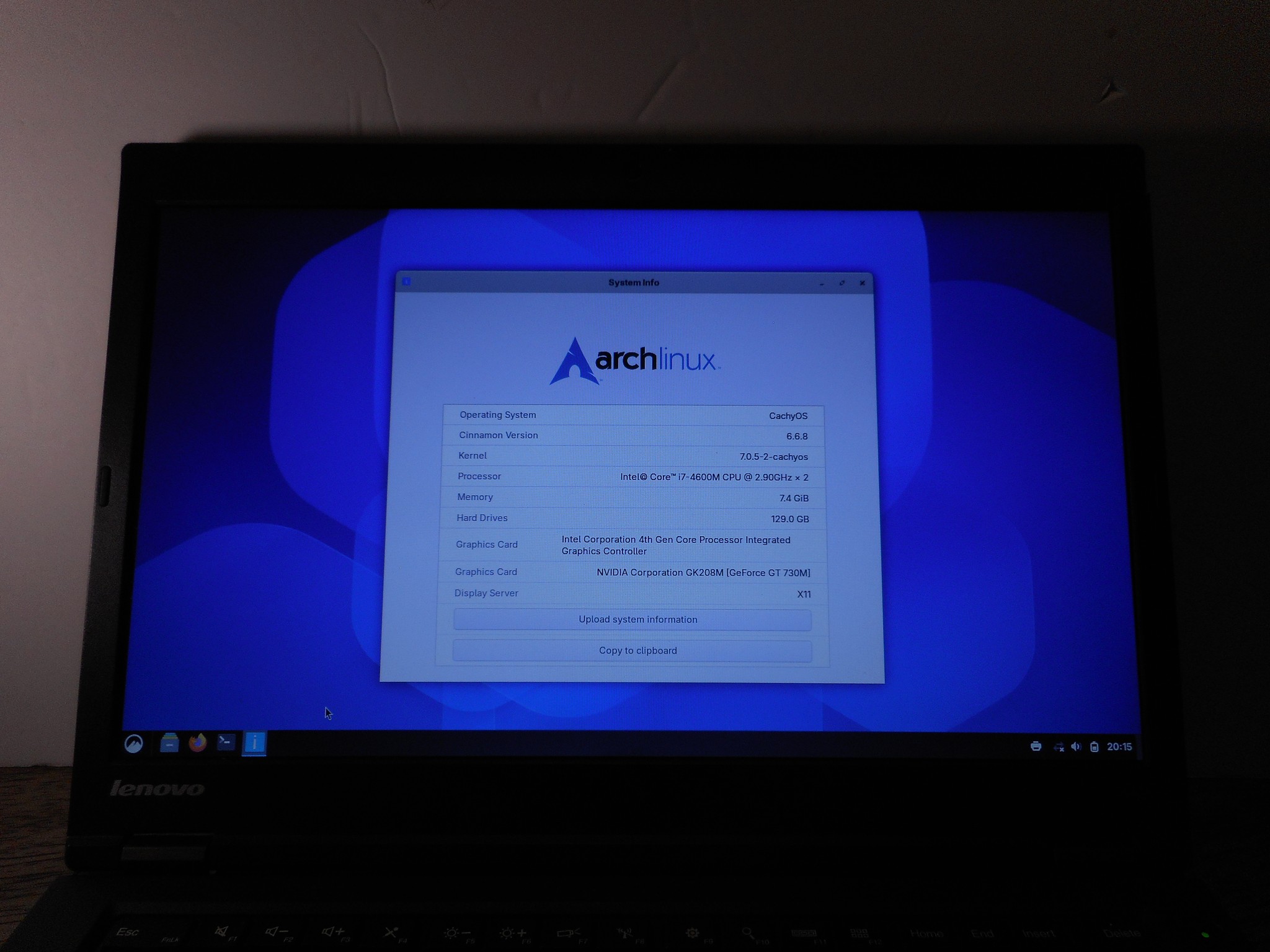 Lenovo Thinkpad T440p I7 4600M GT730