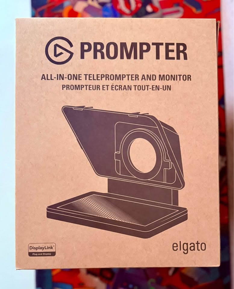 Elgato Prompter | Teleprompter with Built-in Screen | Complete in Box