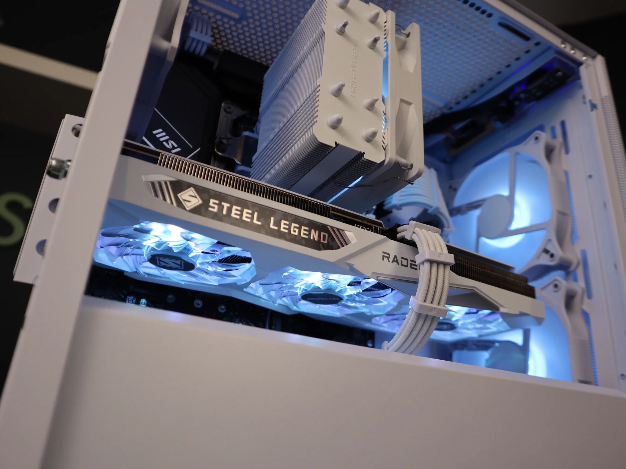 NEW  GAMING PC | 1440P | INTEL 12600KF | RX7600 | 1TB | WHITE | All Parts Brand New