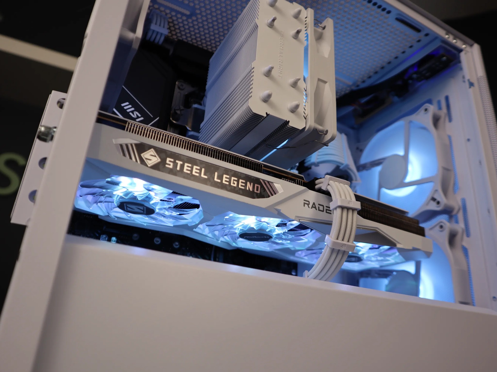 NEW  GAMING PC | 1440P | INTEL 12600KF | RX7600 | 1TB | WHITE | All Parts Brand New