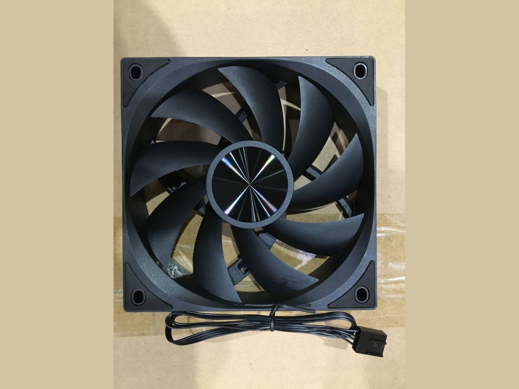 Bitspower 120mm 4-Pin PC Case Fans Black BPAS-1225A-BK 8 Pack - New