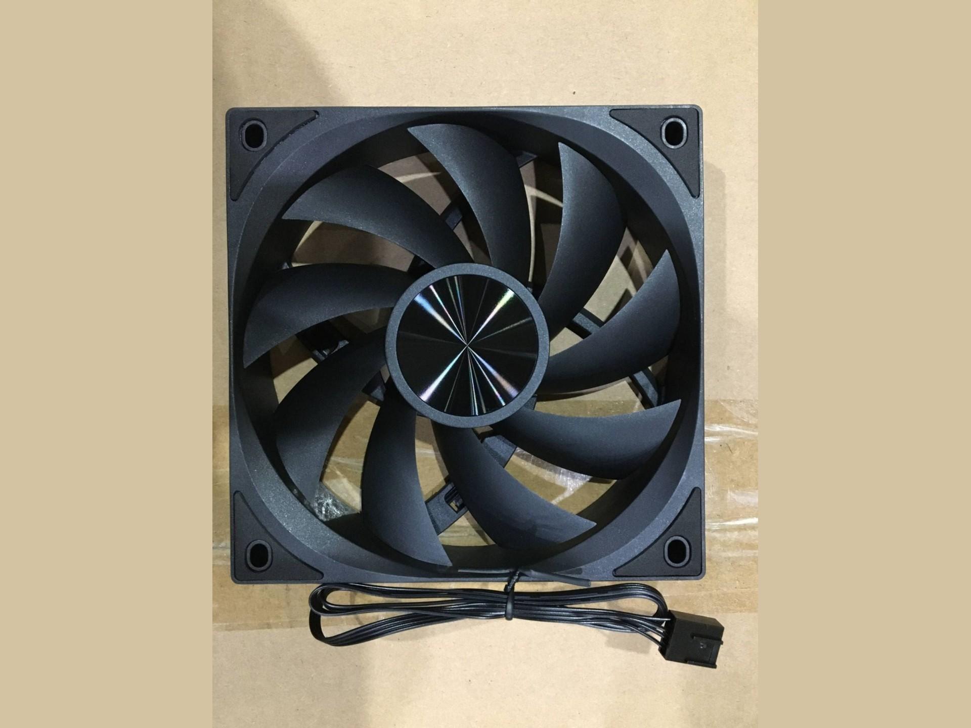 Bitspower 120mm 4-Pin PC Case Fans Black BPAS-1225A-BK 8 Pack - New